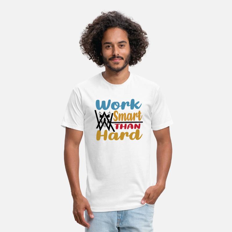 Work Smart Than Hard- Printed Teeshirt