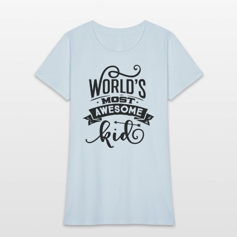 World s most awesome kid tshirt design