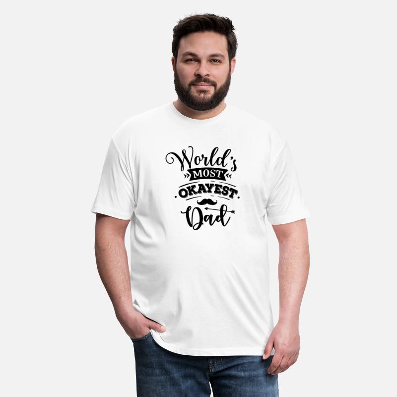 World s most okayest dad T-shirt Design