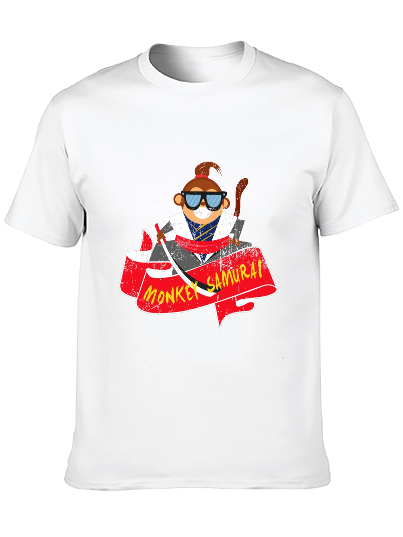 Monkey Samurai Graphic T-Shirt - Cool & Unique Design