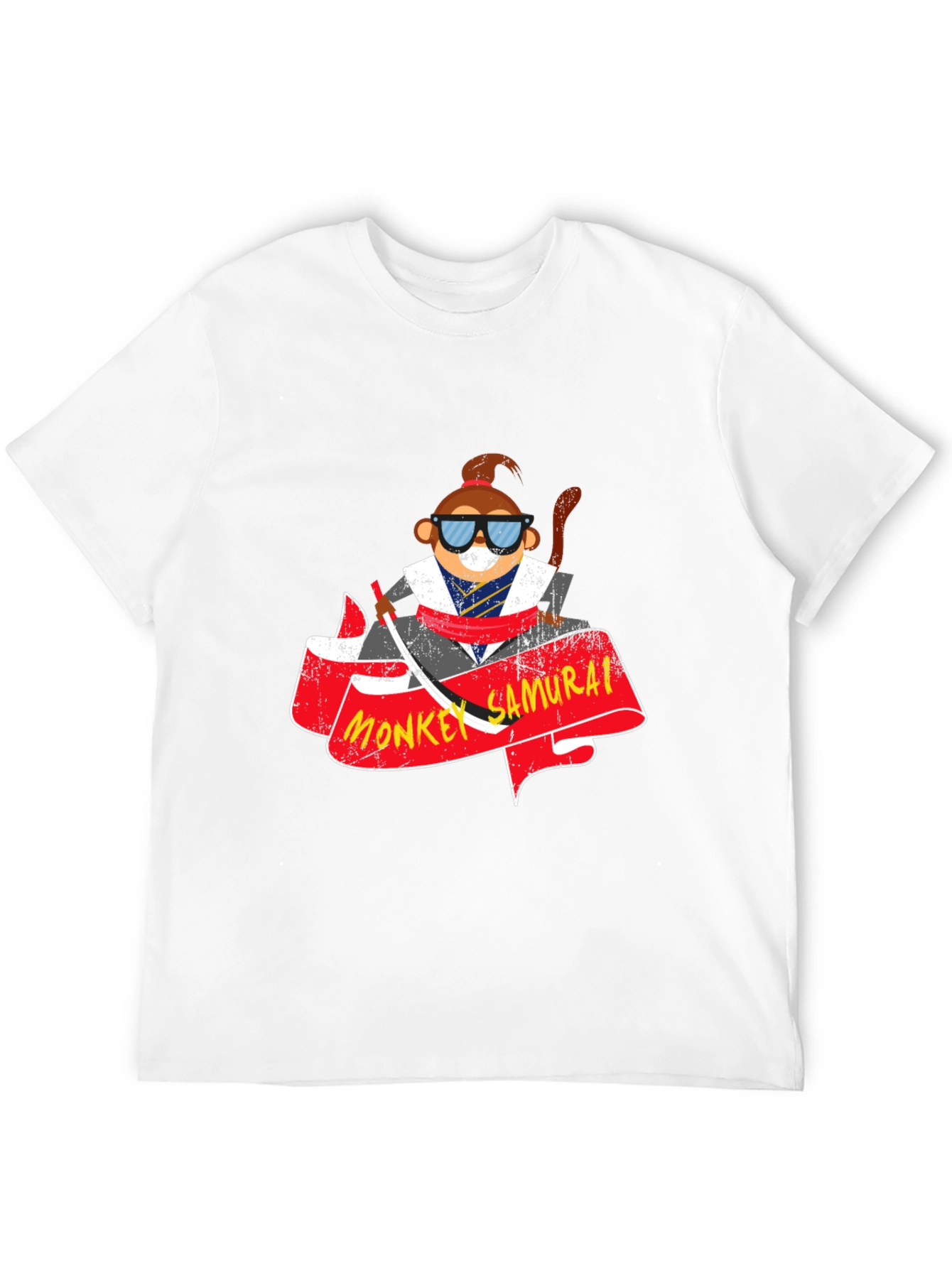 Monkey Samurai Graphic T-Shirt - Cool & Unique Design