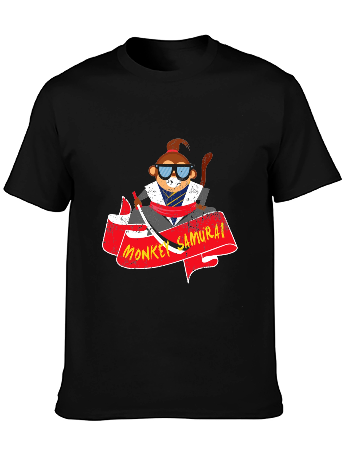 Monkey Samurai Graphic T-Shirt - Cool & Unique Design