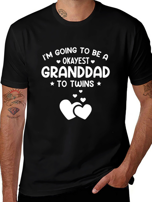 Okayest Granddad to Twins T-Shirt