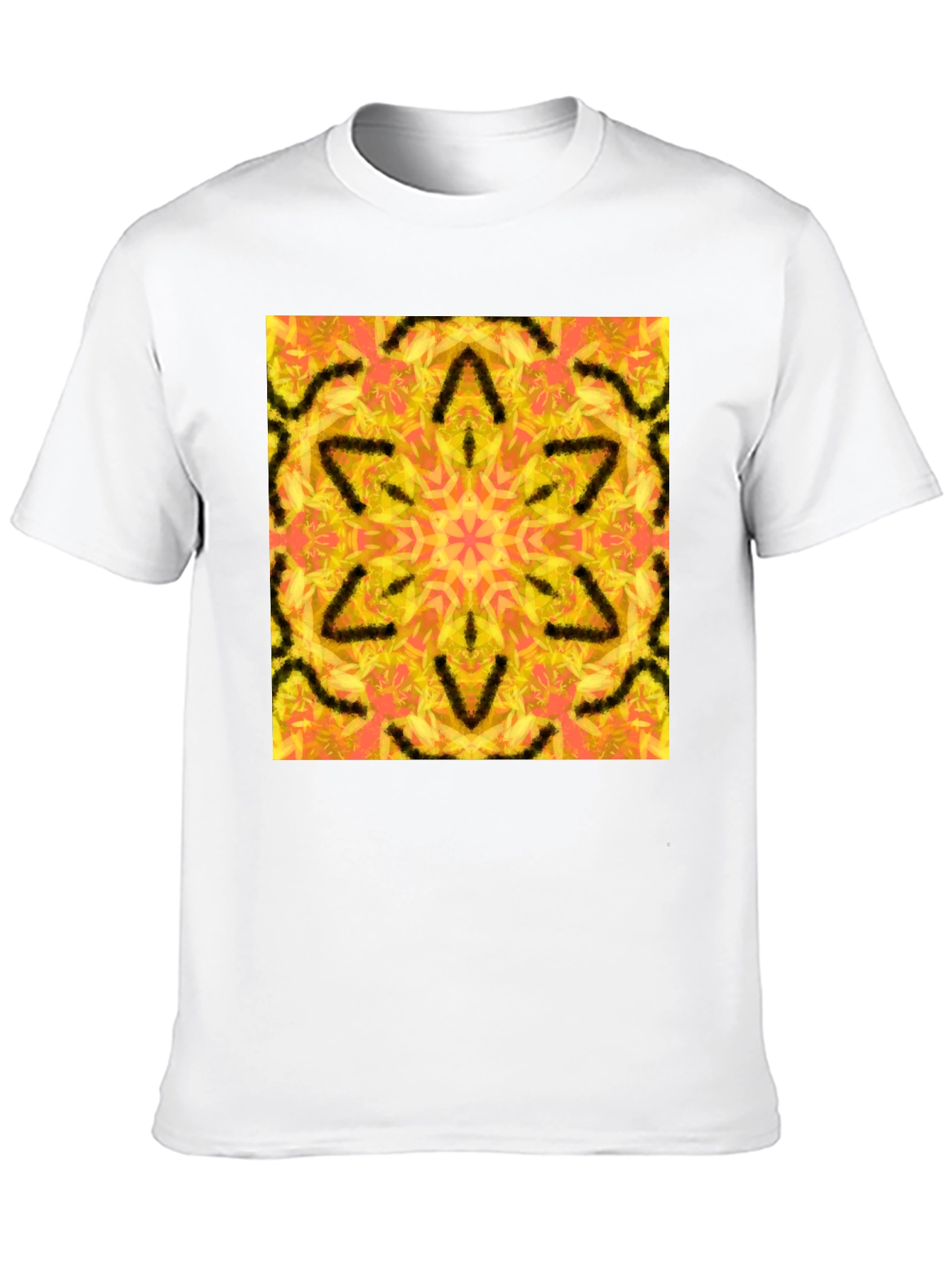 Kaleidoscope Graphic Black Tee
