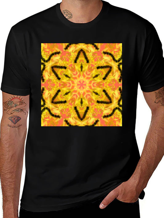 Kaleidoscope Graphic Black Tee
