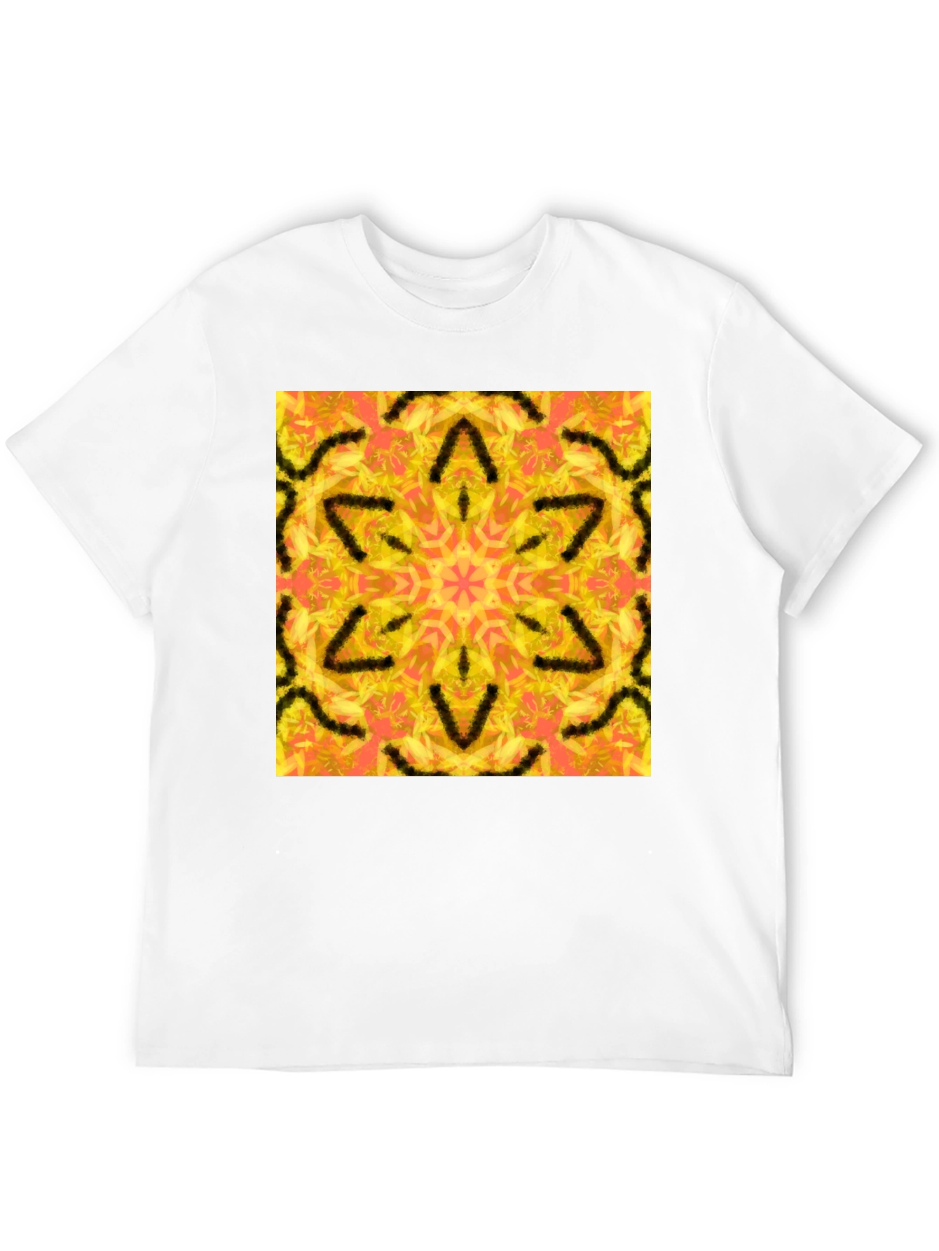 Kaleidoscope Graphic Black Tee