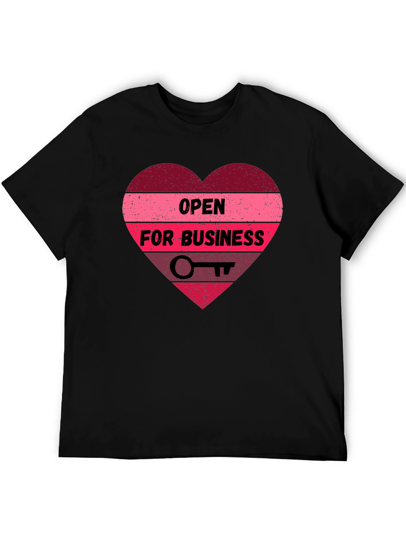 Open for Business Heart Graphic Tee
