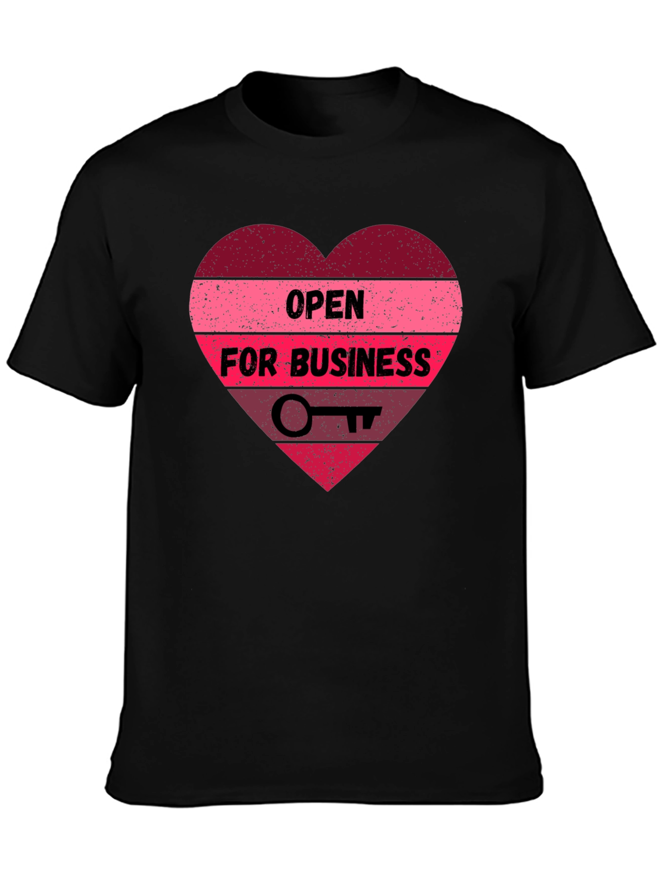 Open for Business Heart Graphic Tee