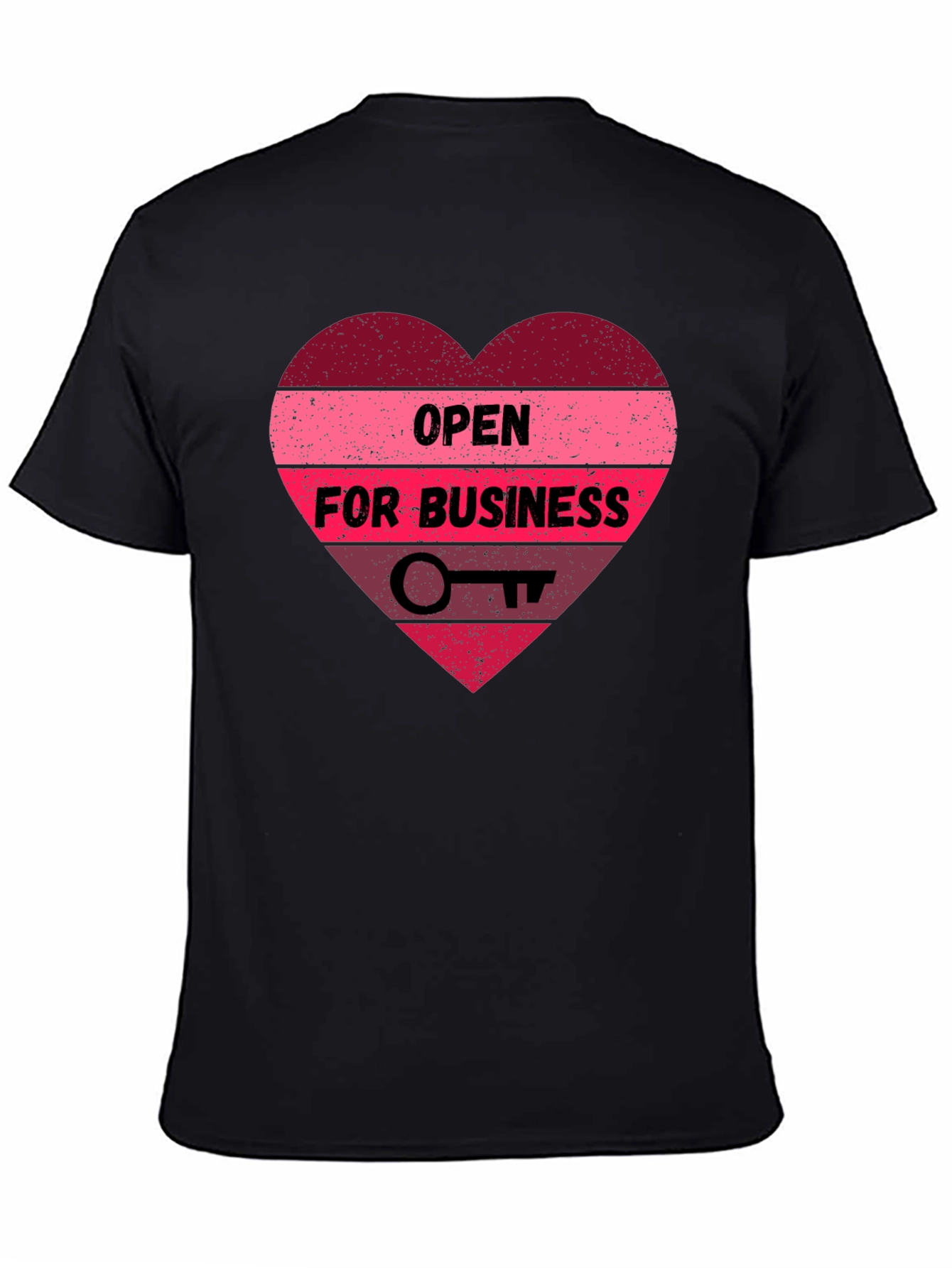 Open for Business Heart Graphic Tee