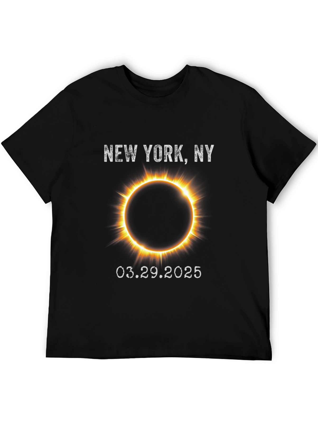 New York Eclipse 2025 Graphic Tee