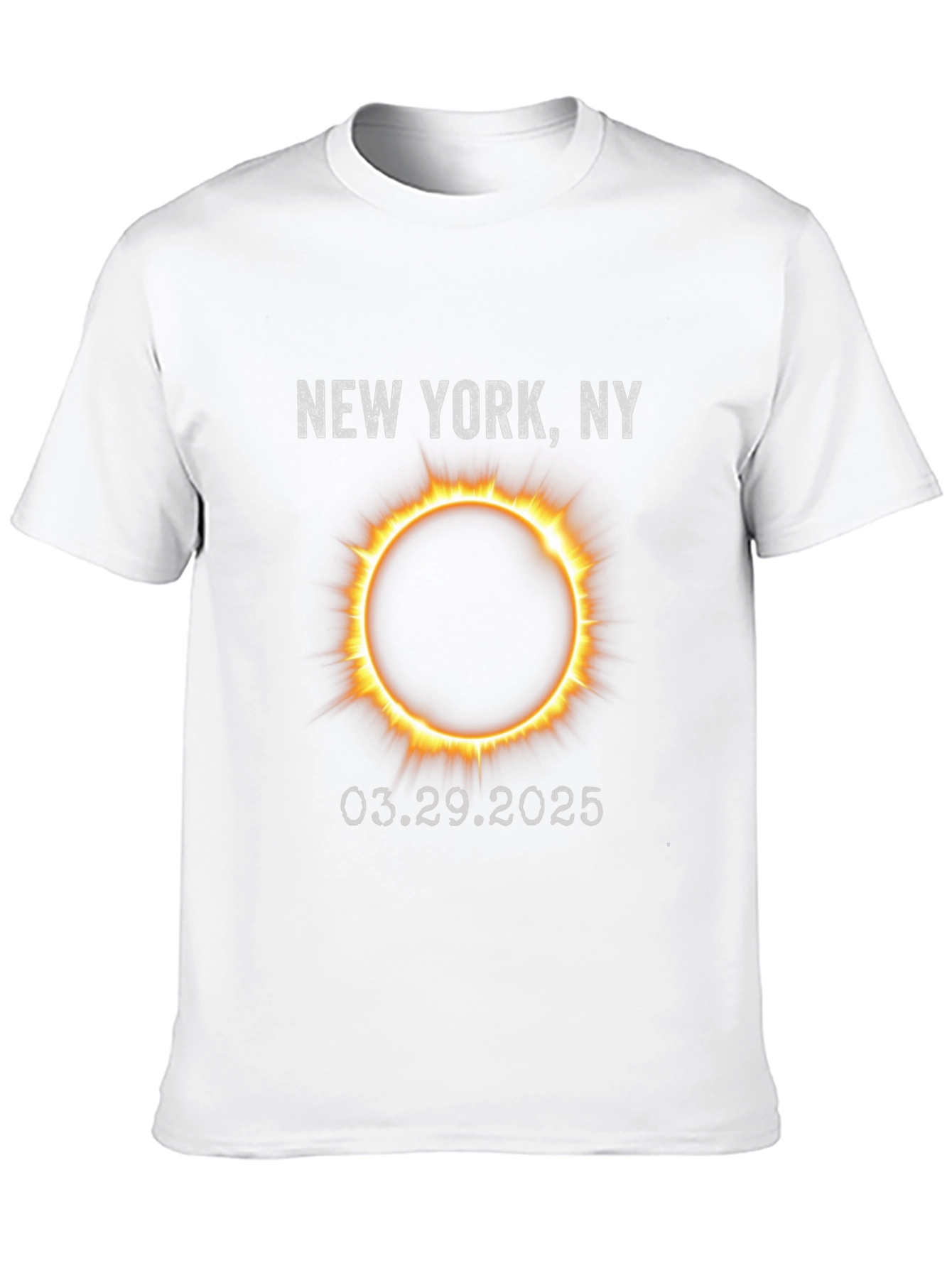 New York Eclipse 2025 Graphic Tee