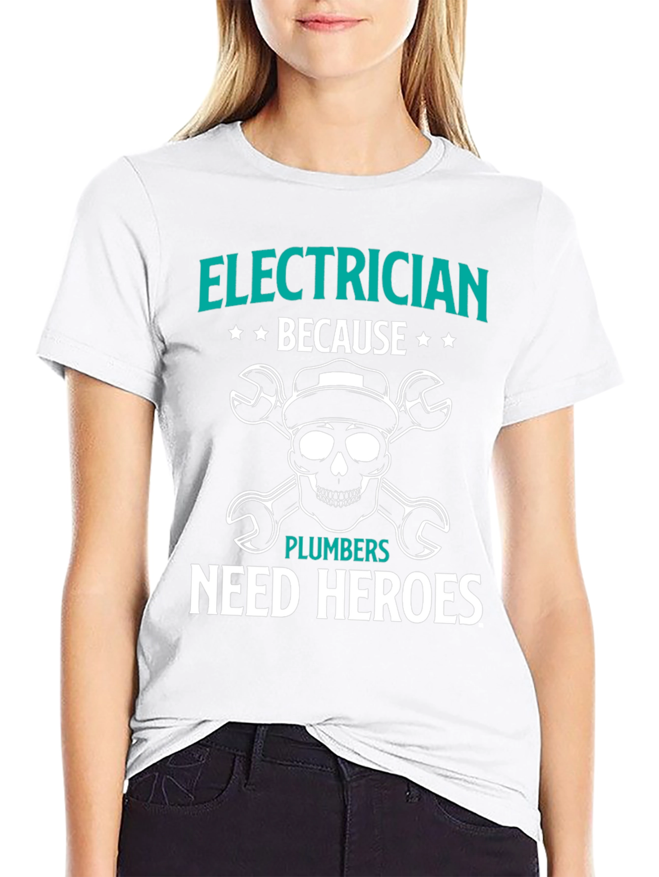 Electrician Hero T-Shirt: Funny Plumber Gift