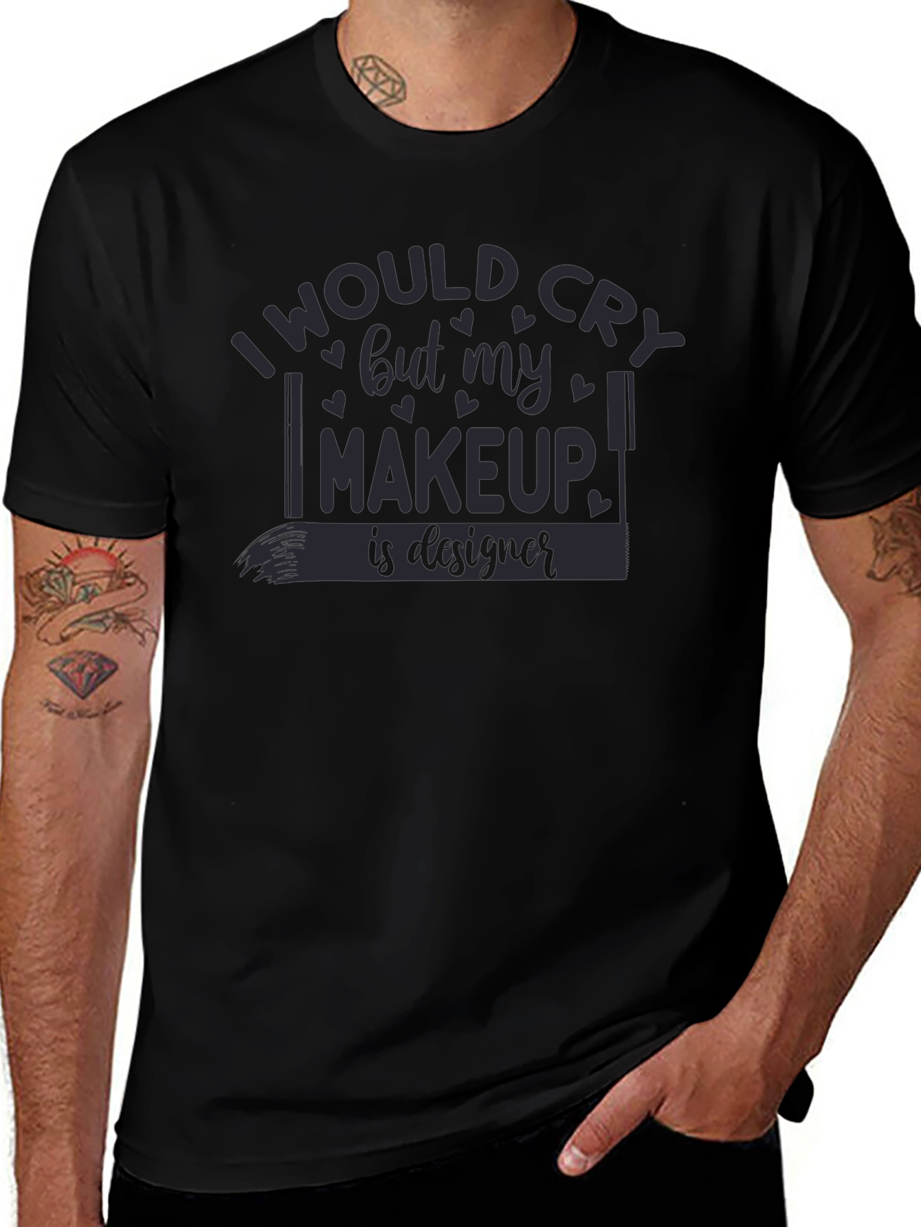 Makeup Lover T-Shirt: Designer Makeup Graphic Tee