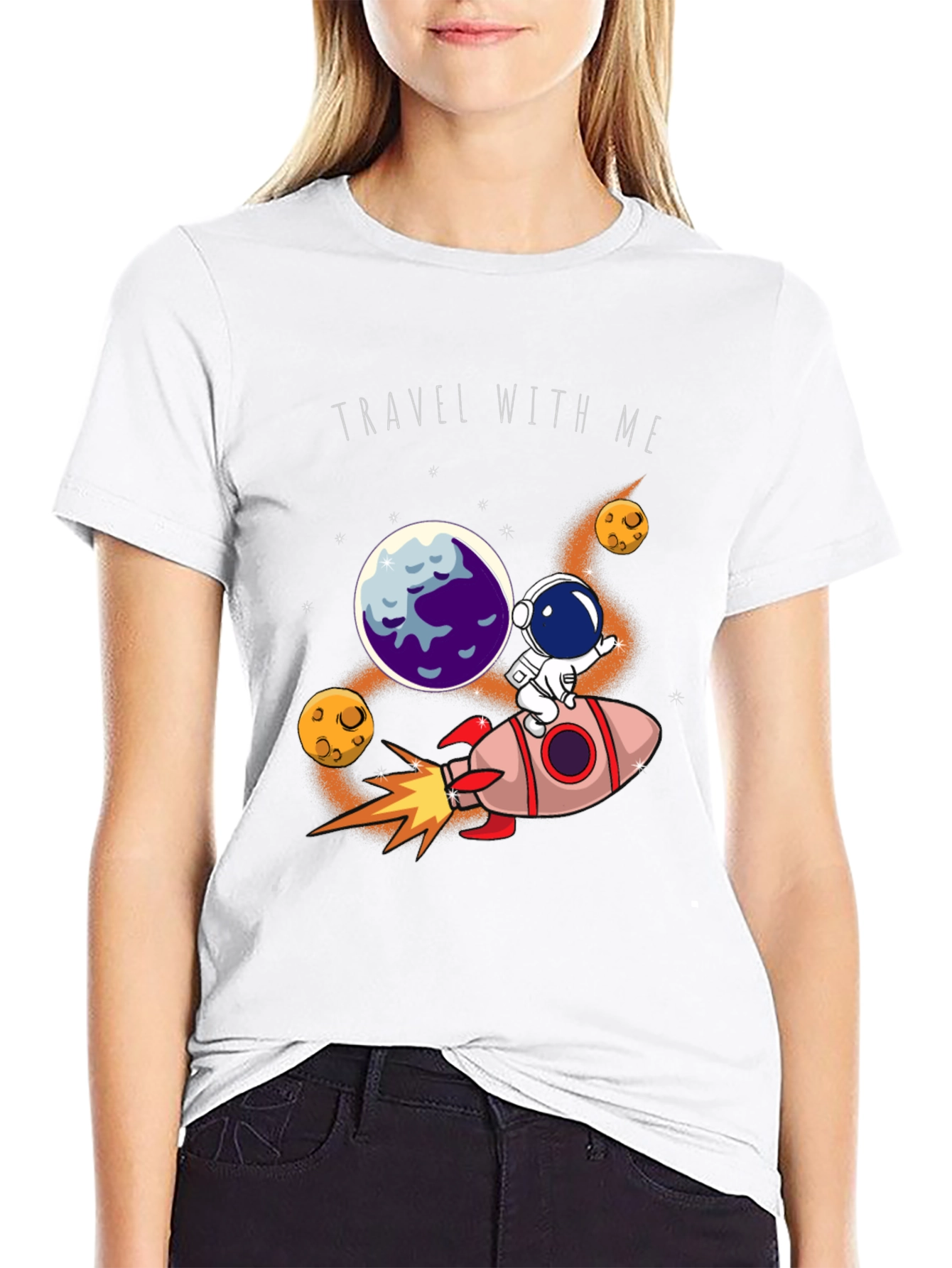 Travel With Me Space T-Shirt