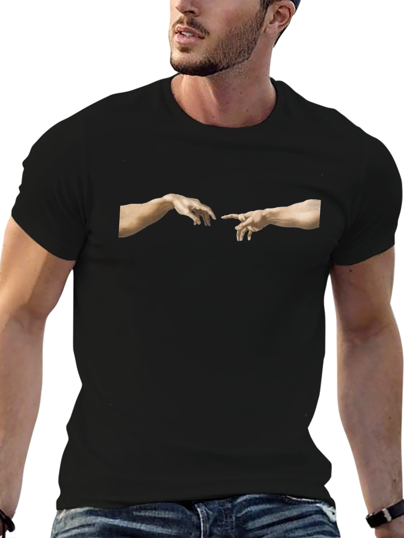 Creation of Adam T-Shirt - Michelangelo Inspired