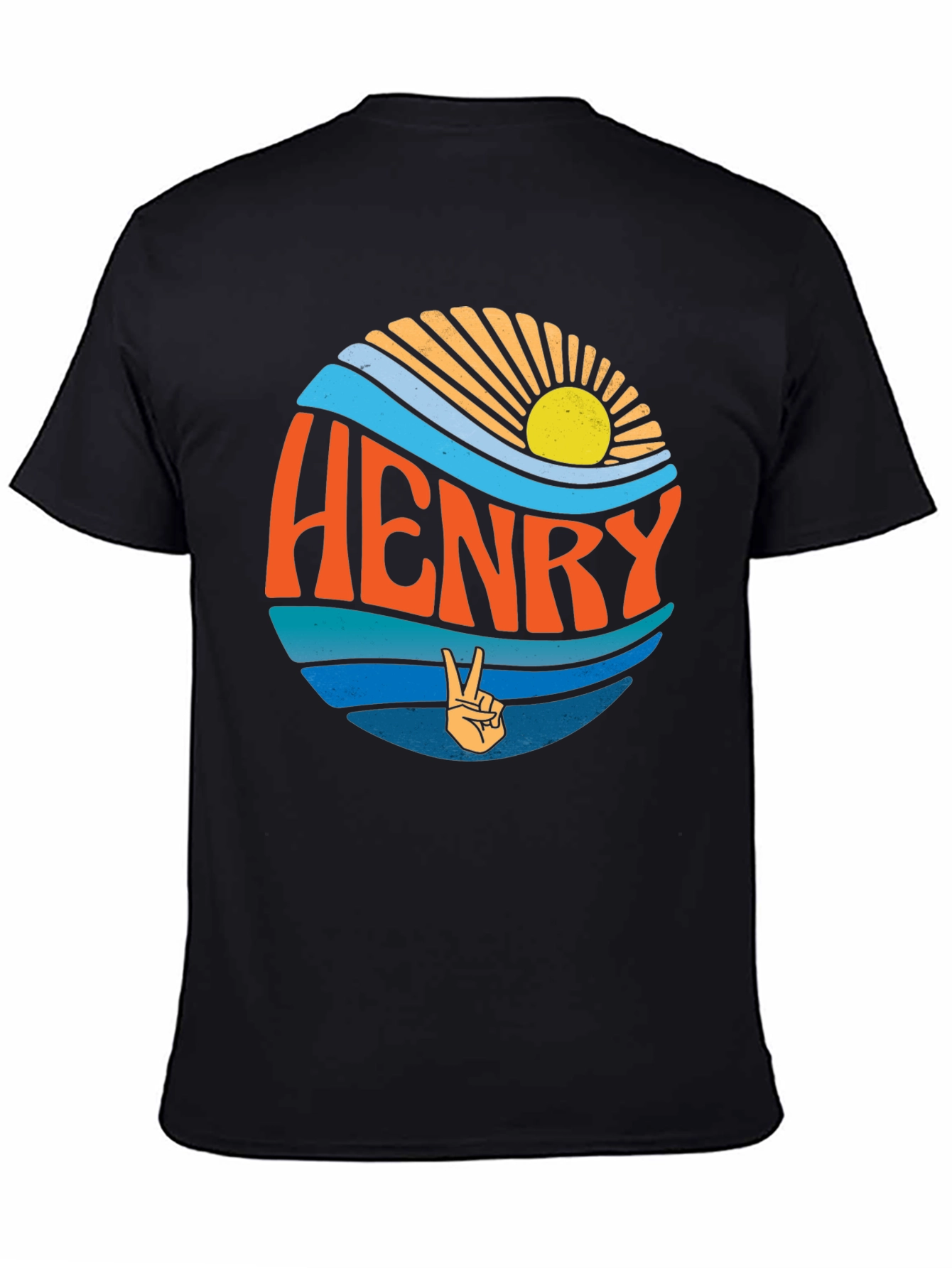 Henry Retro T-Shirt - Personalized Custom Name Tee