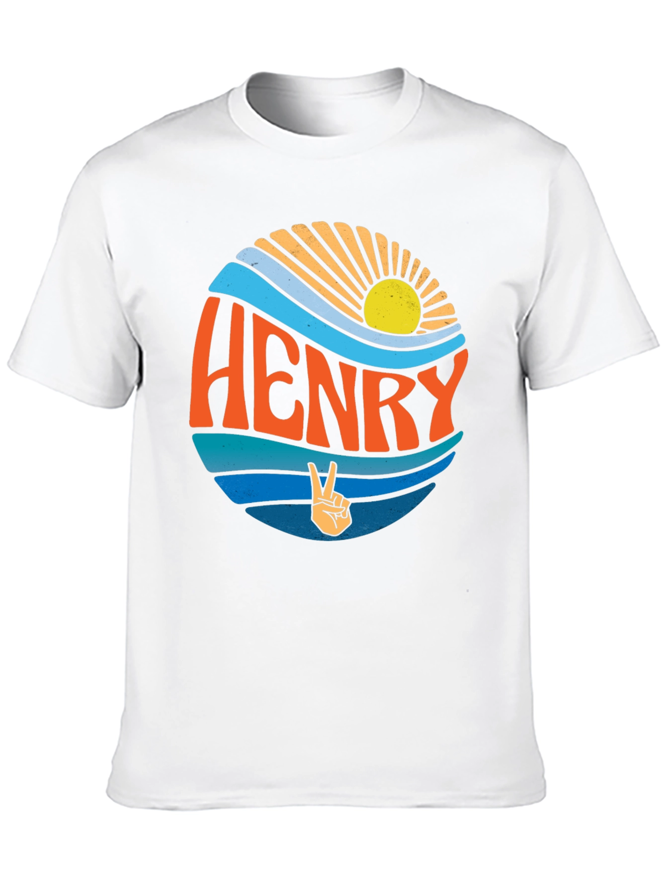 Henry Retro T-Shirt - Personalized Custom Name Tee