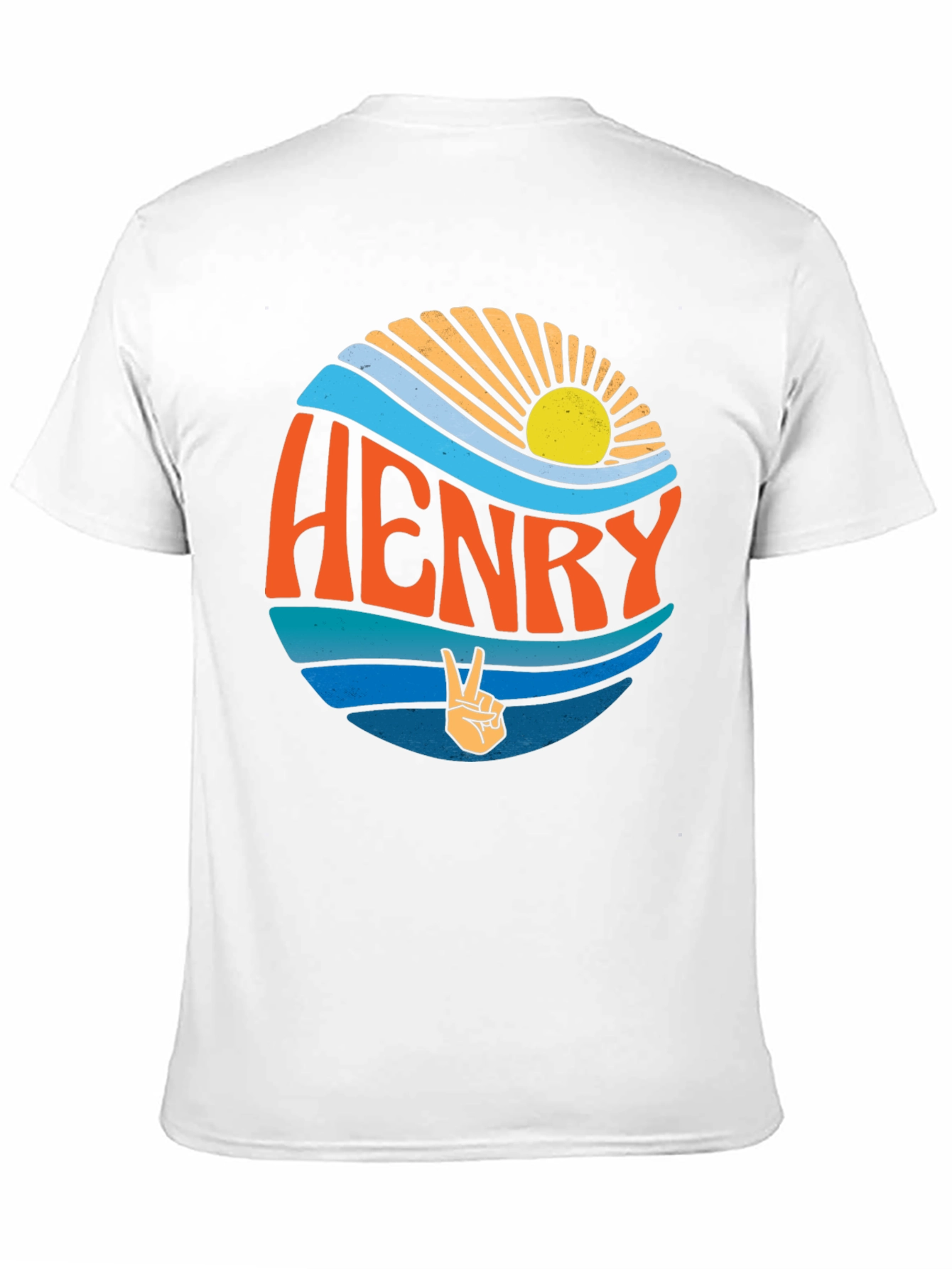 Henry Retro T-Shirt - Personalized Custom Name Tee