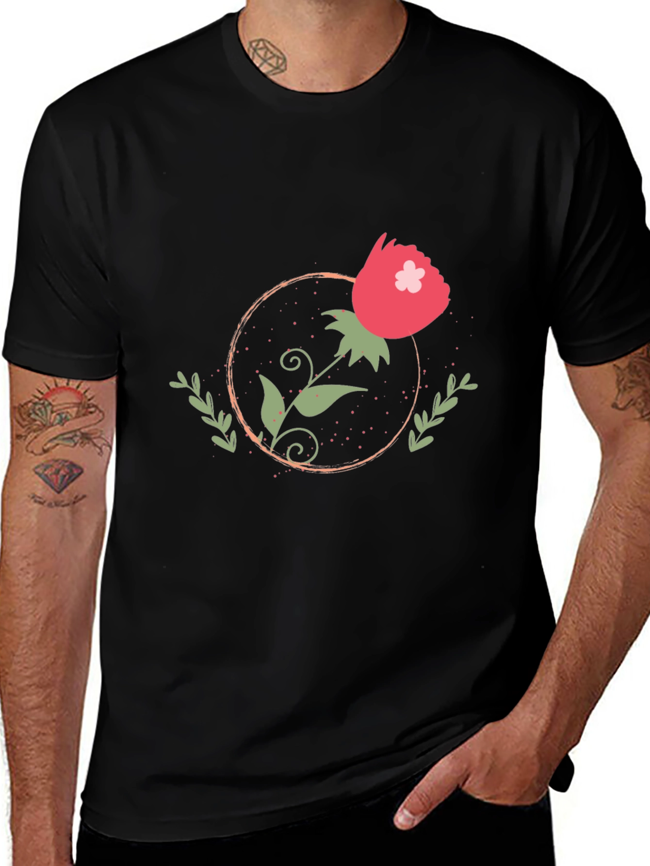 Floral Graphic Tee - Stylish Casual Wear