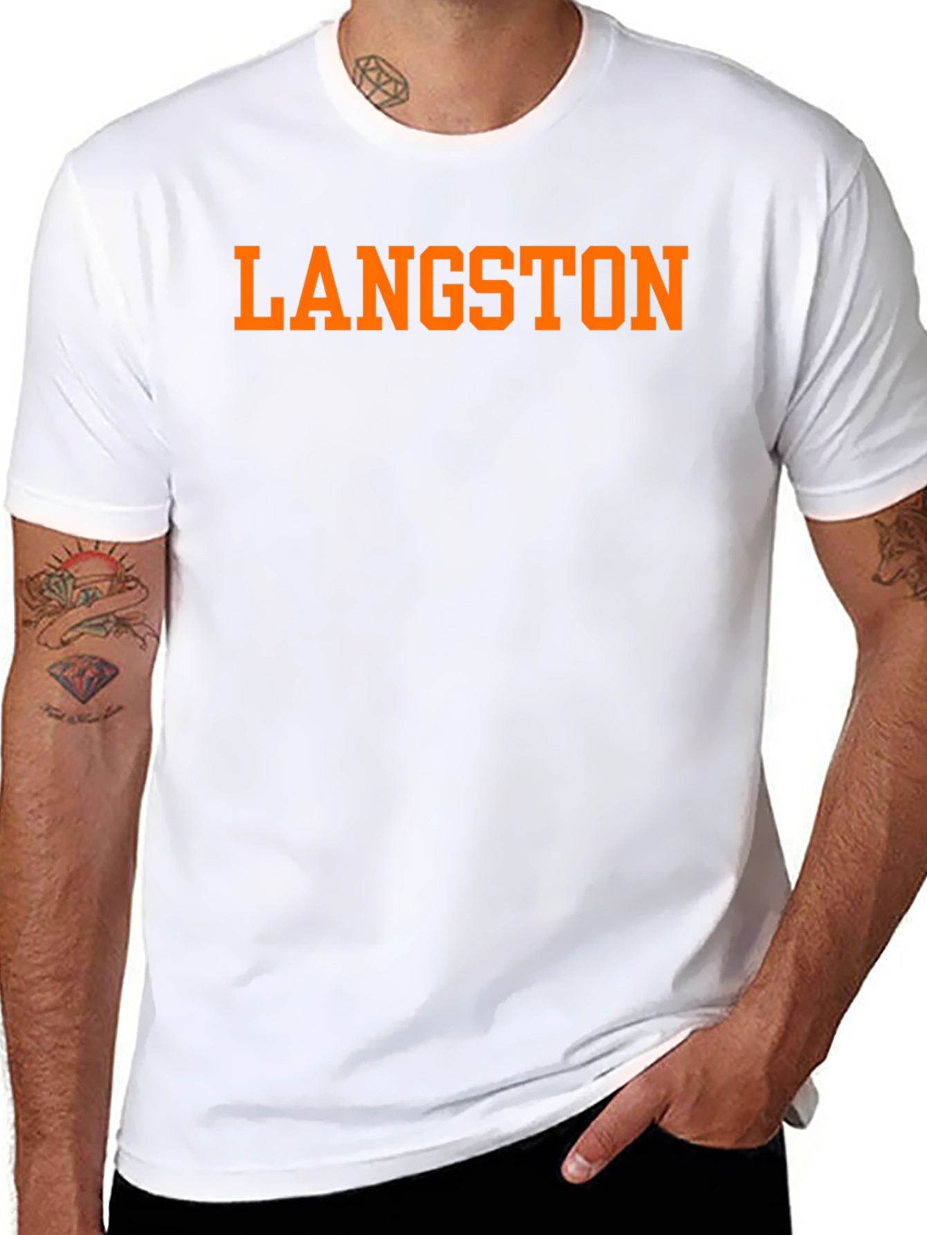 Langston Black T-Shirt