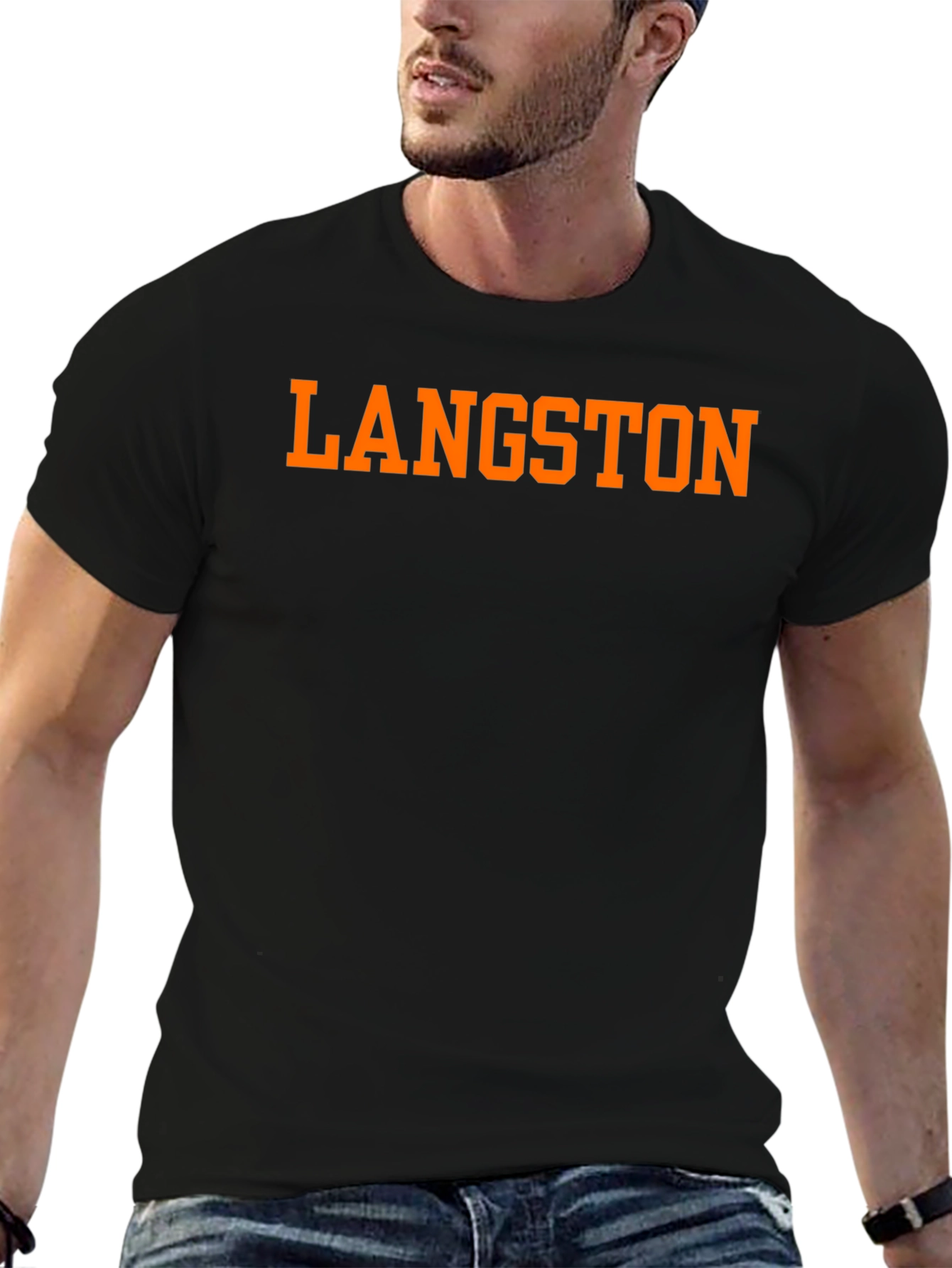Langston Black T-Shirt