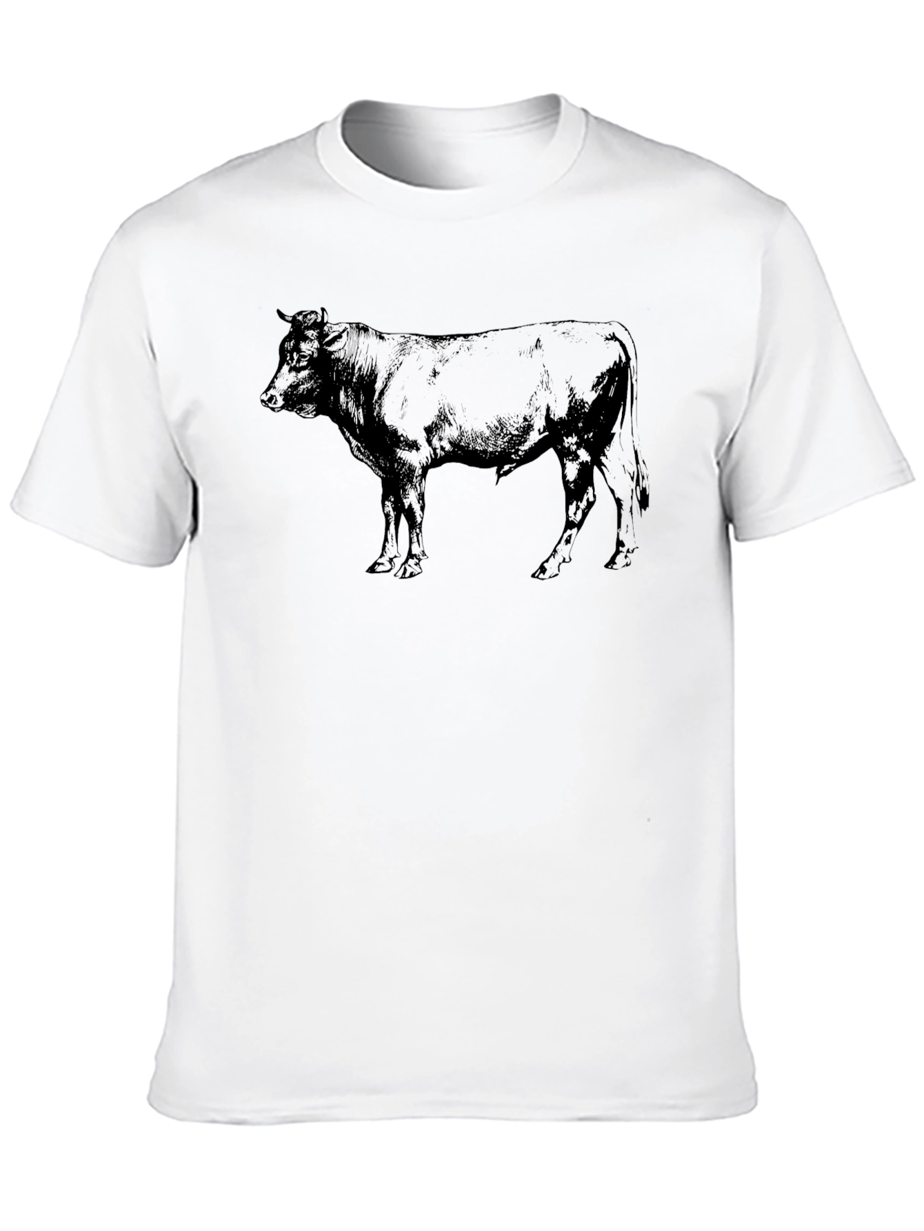 Black Bull Graphic Tee - Mens Casual Shirt