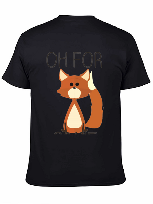 Oh For Fox Sake T-Shirt - Funny Animal Graphic Tee