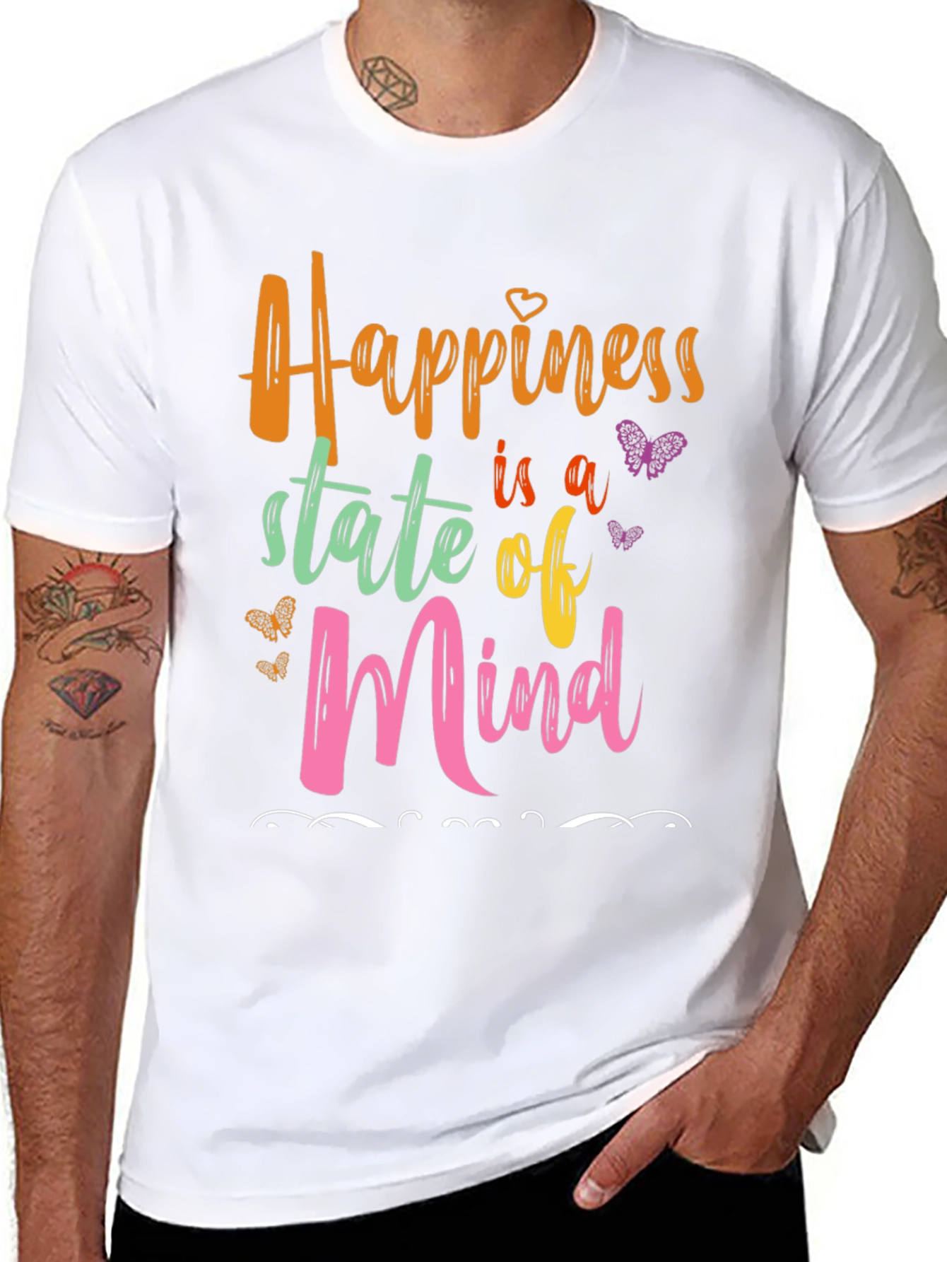 Happiness State of Mind Graphic Tee