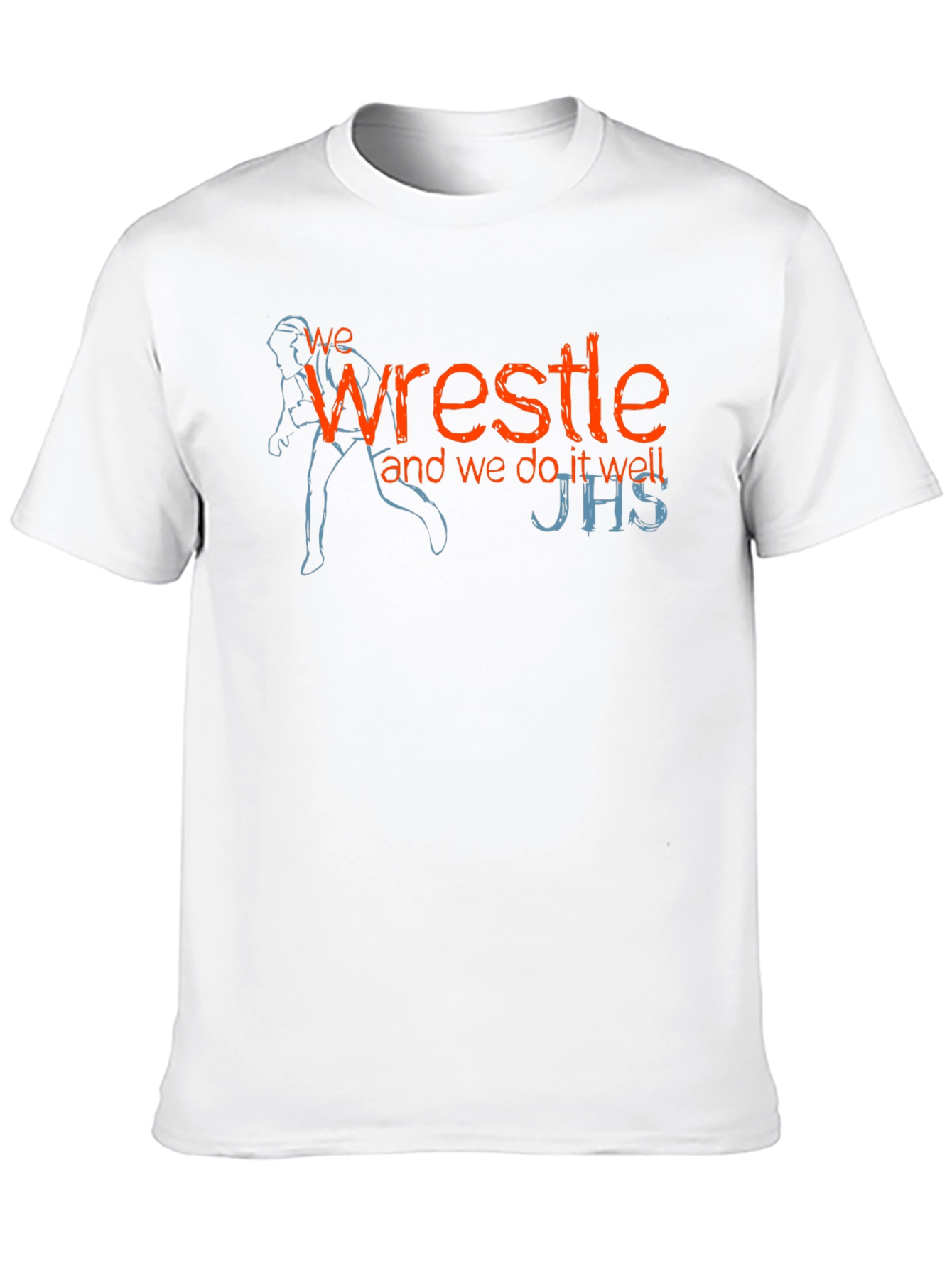 We Wrestle T-Shirt - Black Graphic Tee