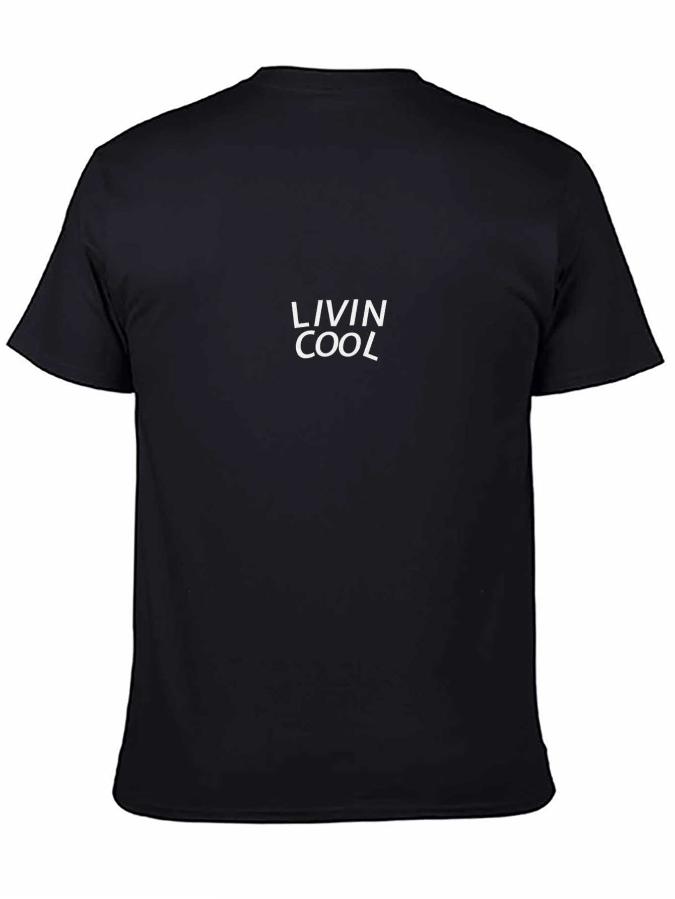 Livin Cool Black Graphic T-Shirt