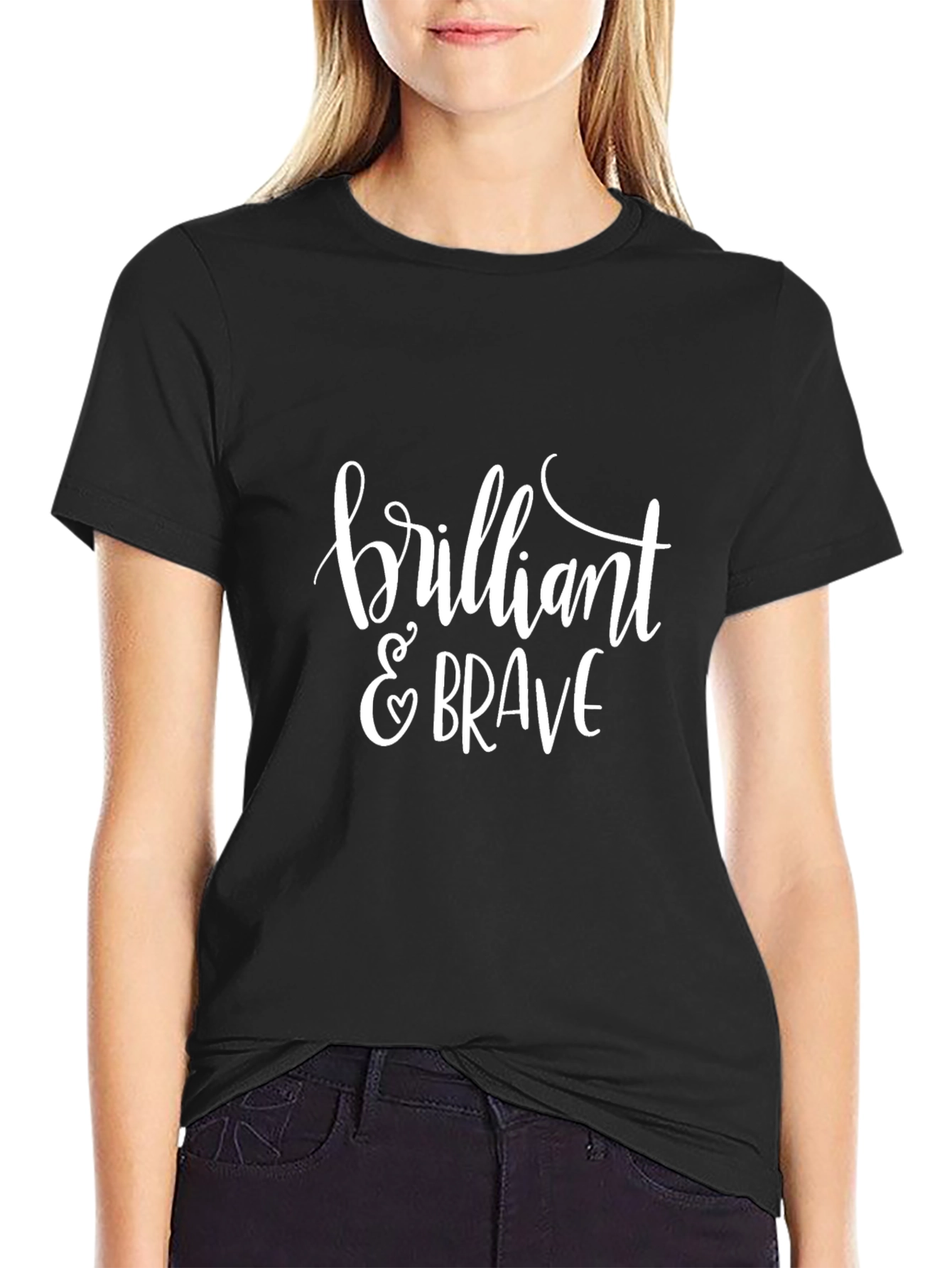 Brilliant & Brave Graphic Tee - Black
