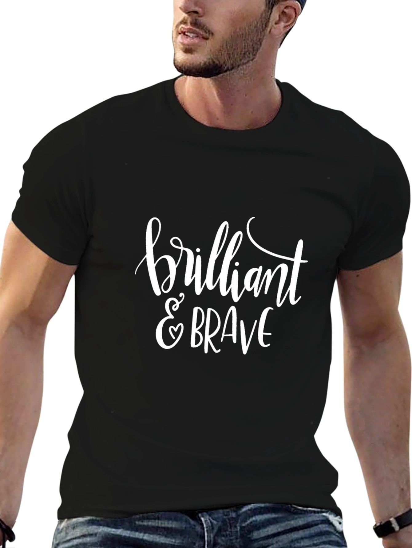 Brilliant & Brave Graphic Tee - Black