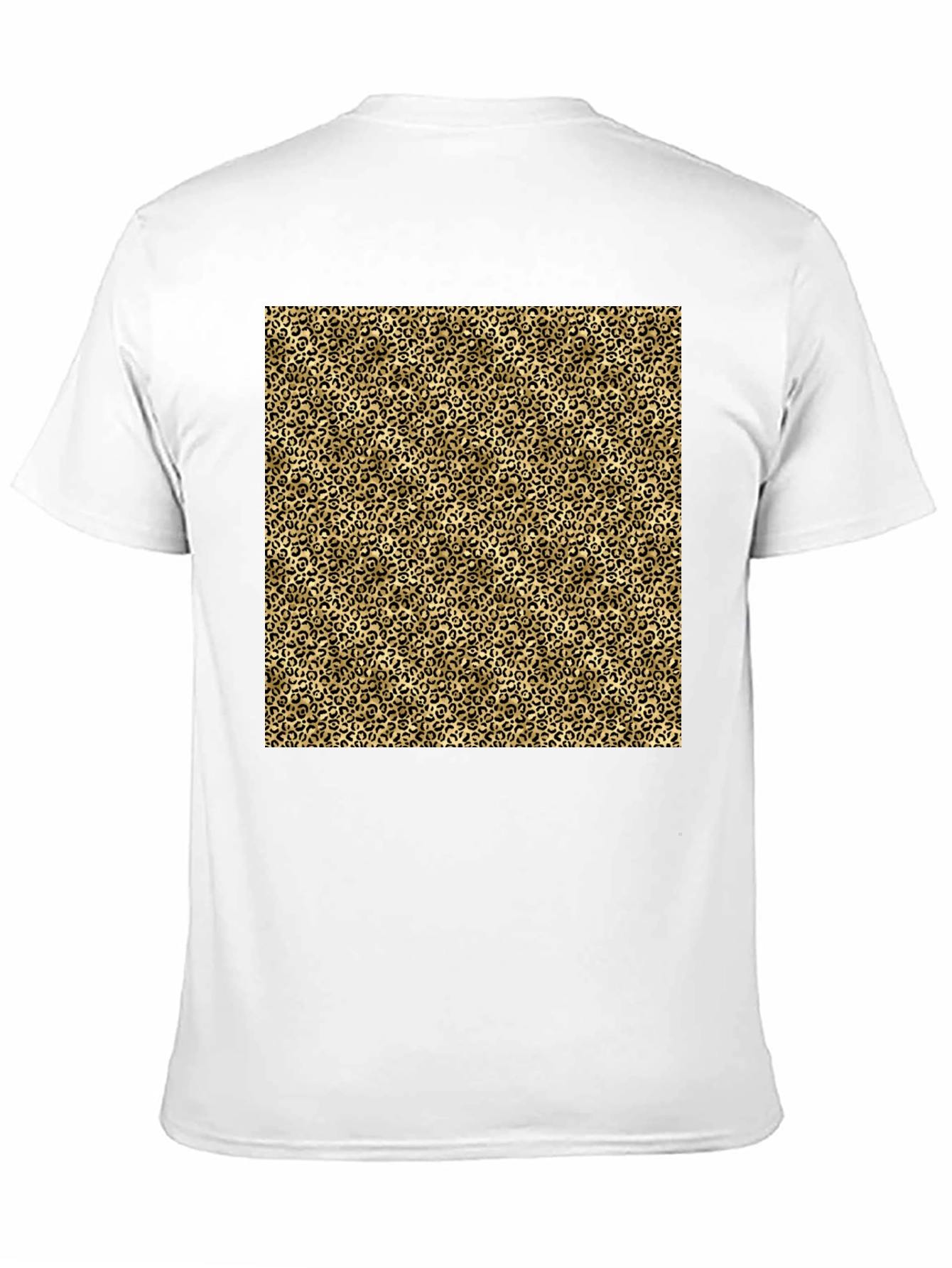Leopard Print Tee - Stylish Black T-Shirt
