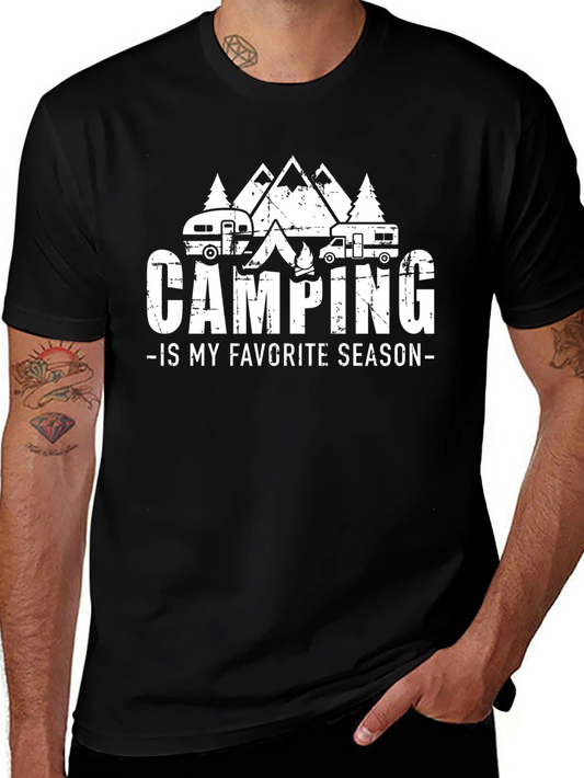 Camping Is My Favorite Season Graphic Tee