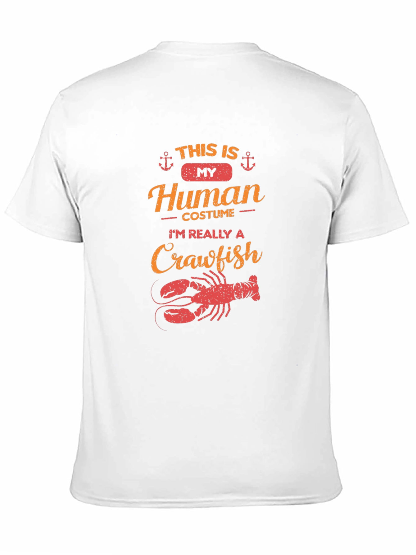 Crawfish Human Costume Funny T-Shirt