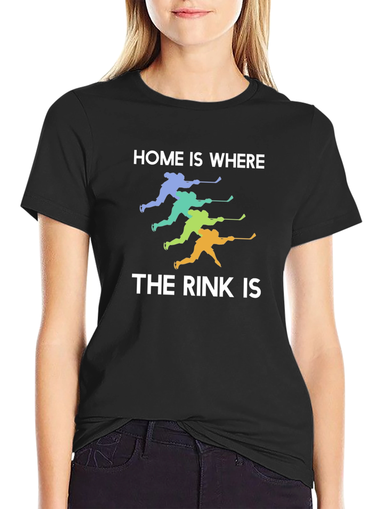 Hockey Rink Tee: Home is Where the Rink Is