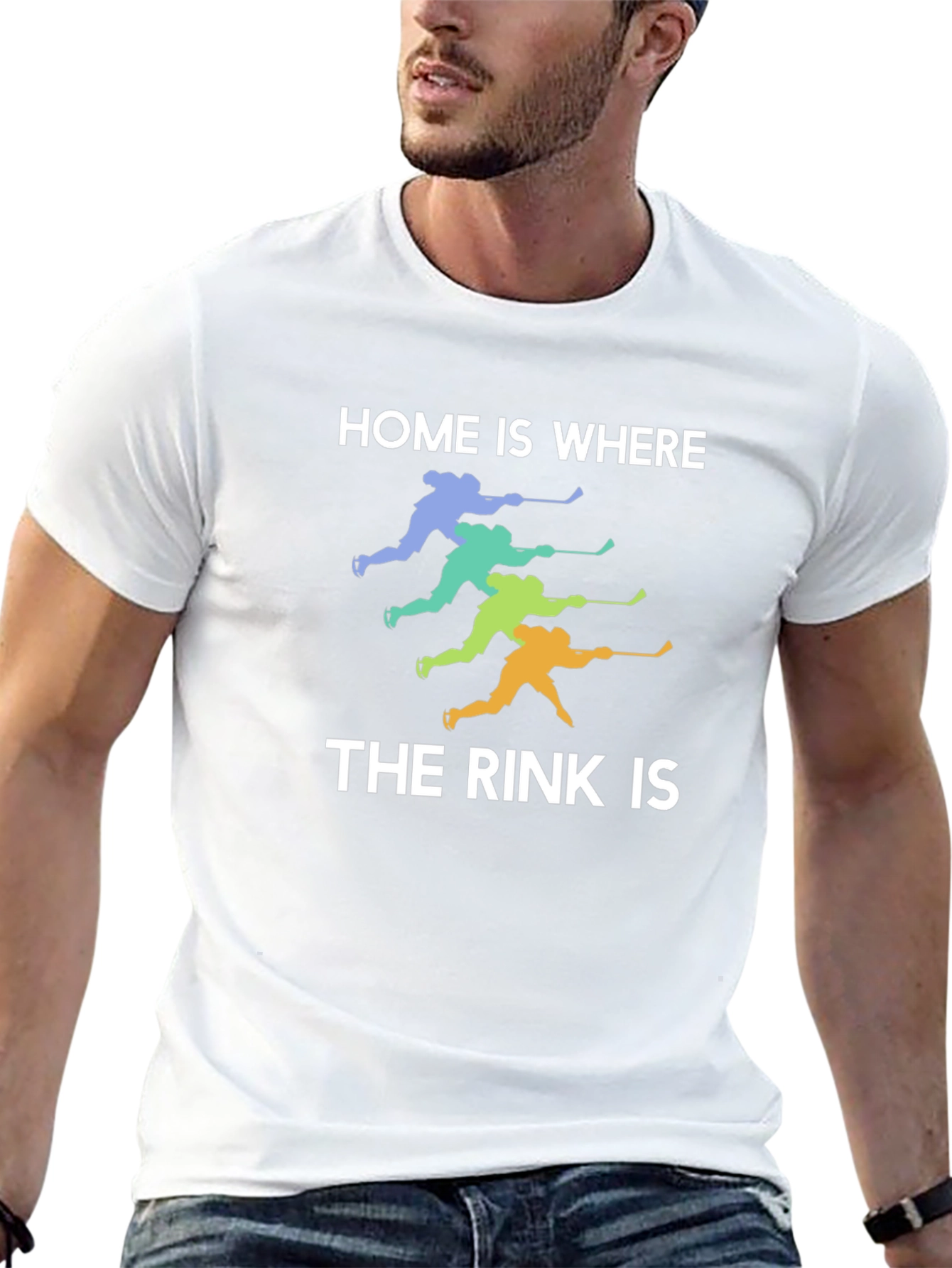 Hockey Rink Tee: Home is Where the Rink Is