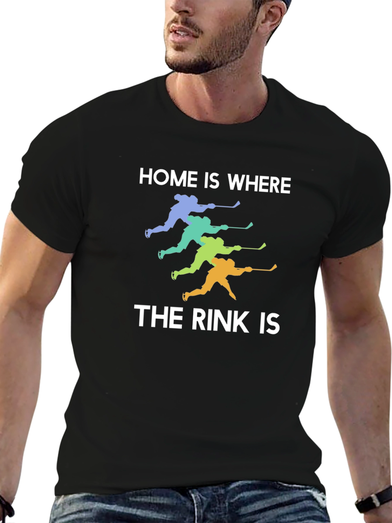 Hockey Rink Tee: Home is Where the Rink Is