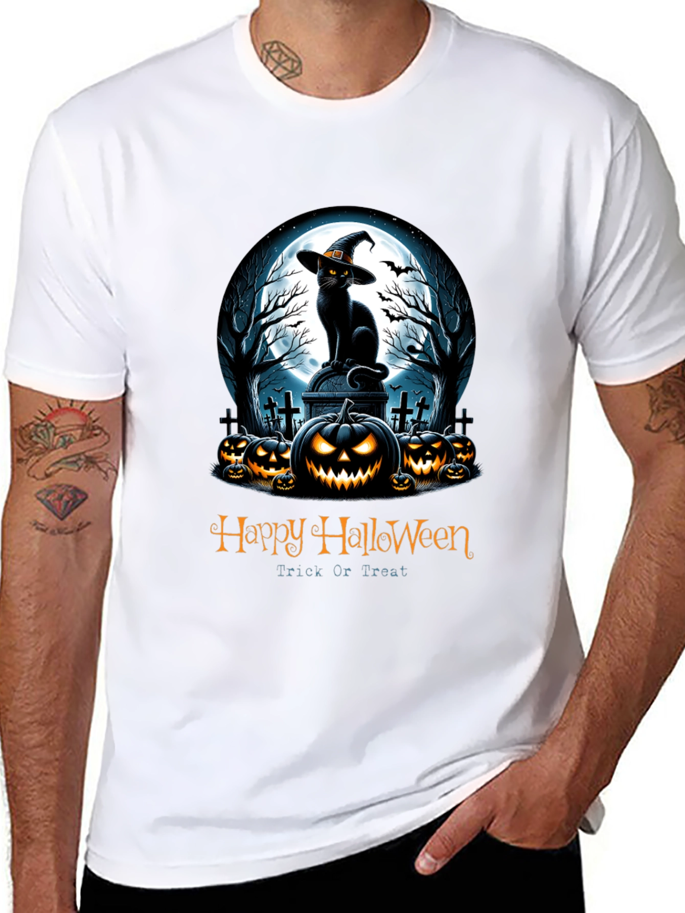 Halloween Cat T-Shirt