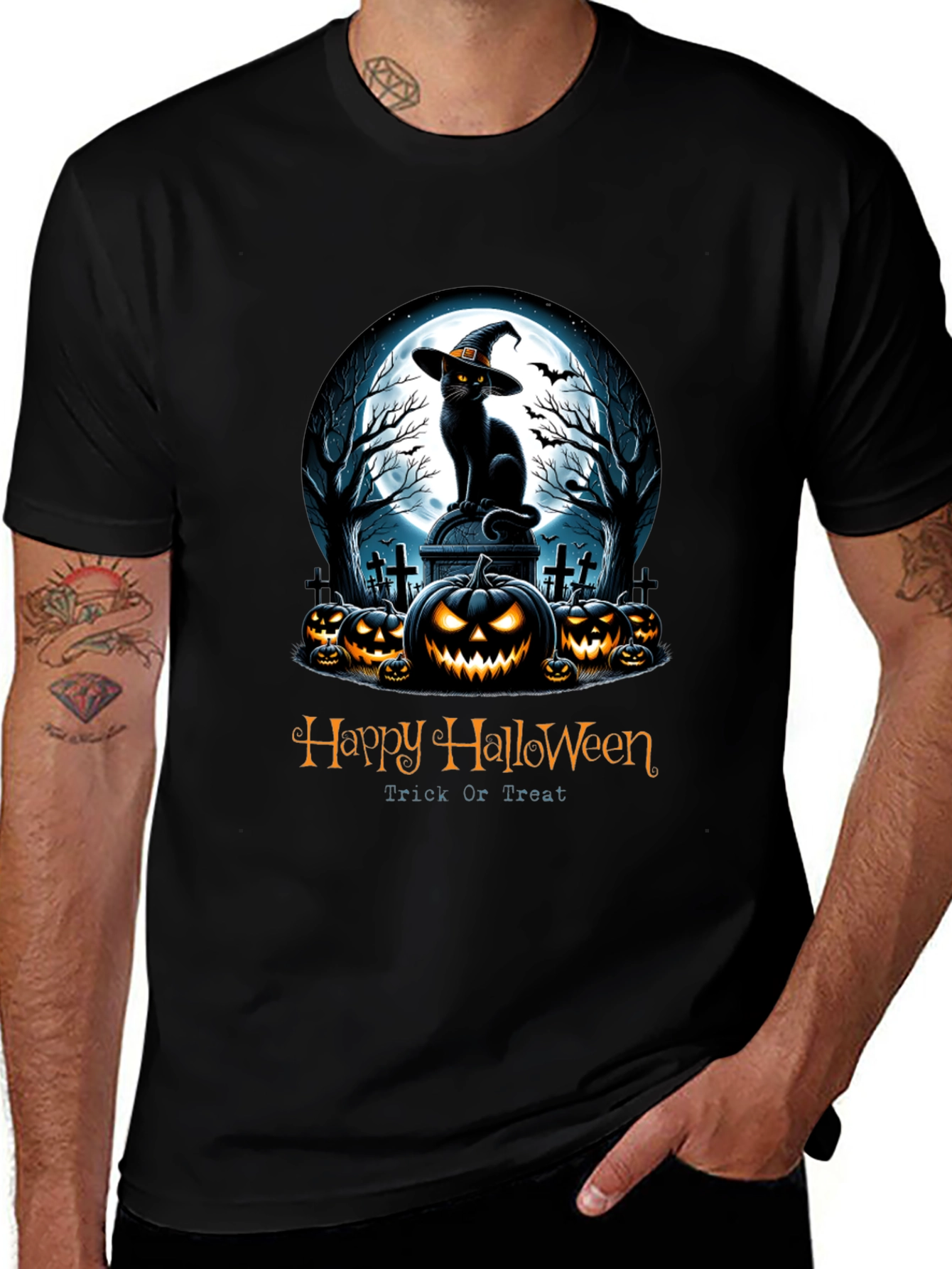 Halloween Cat T-Shirt
