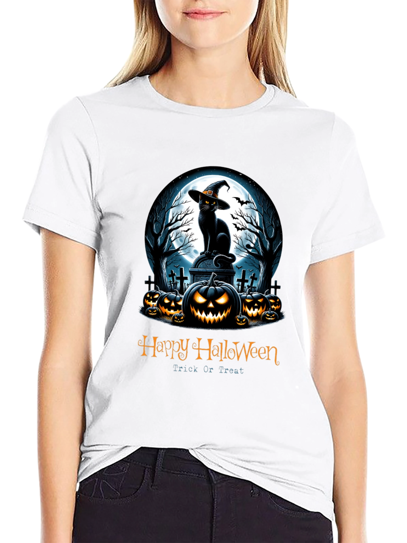 Halloween Cat T-Shirt