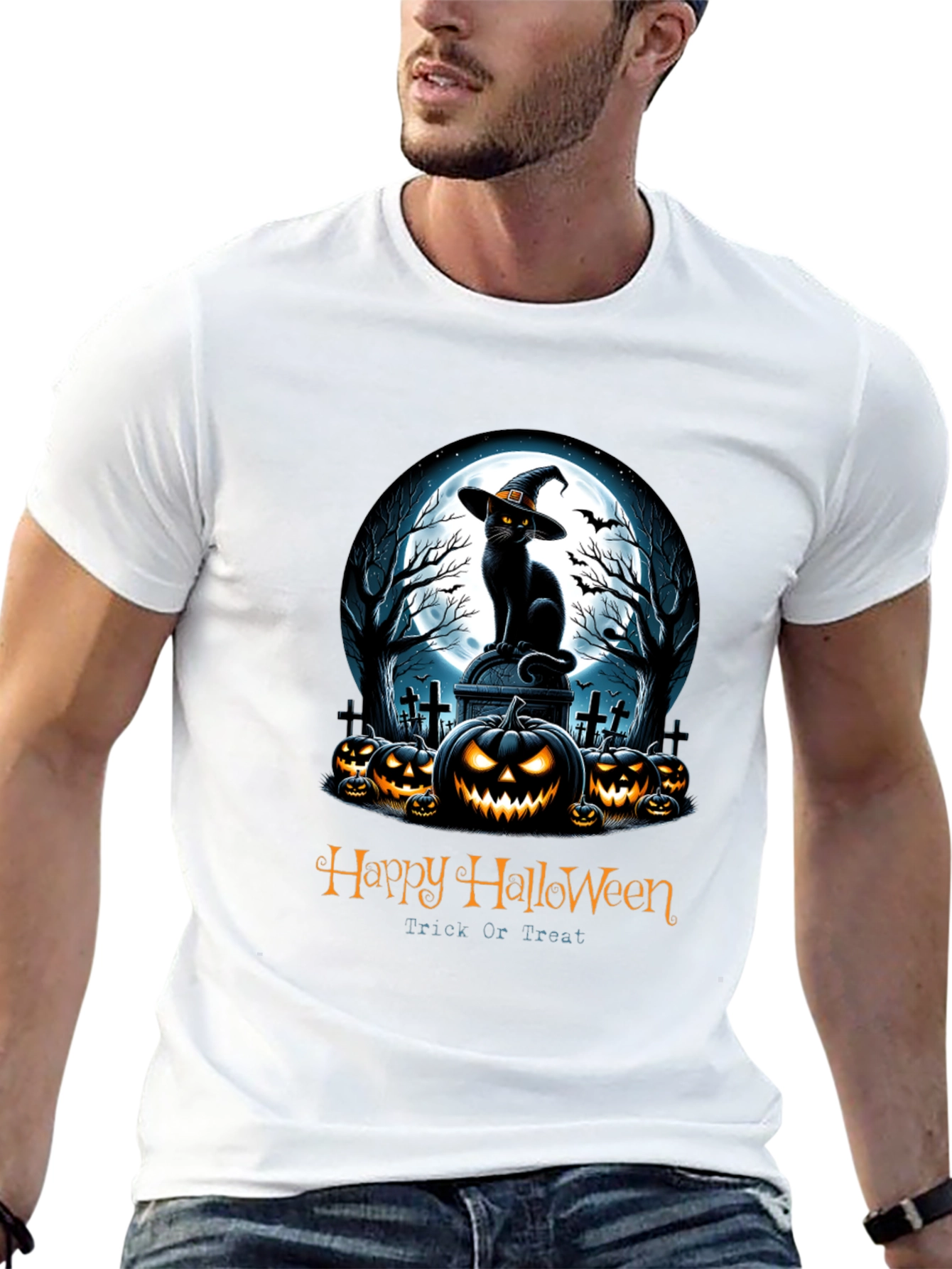 Halloween Cat T-Shirt