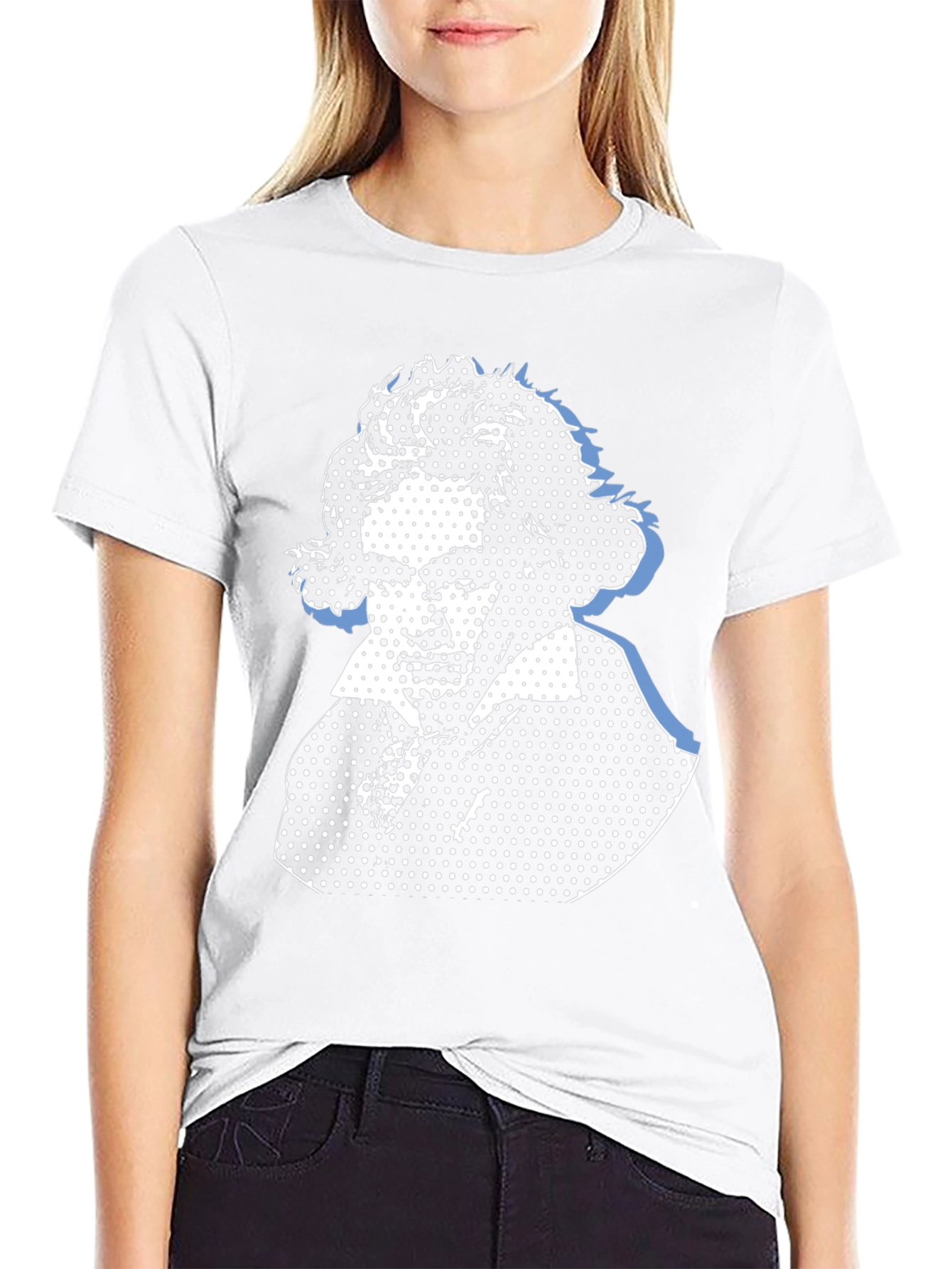Beethoven Portrait Black Graphic Tee