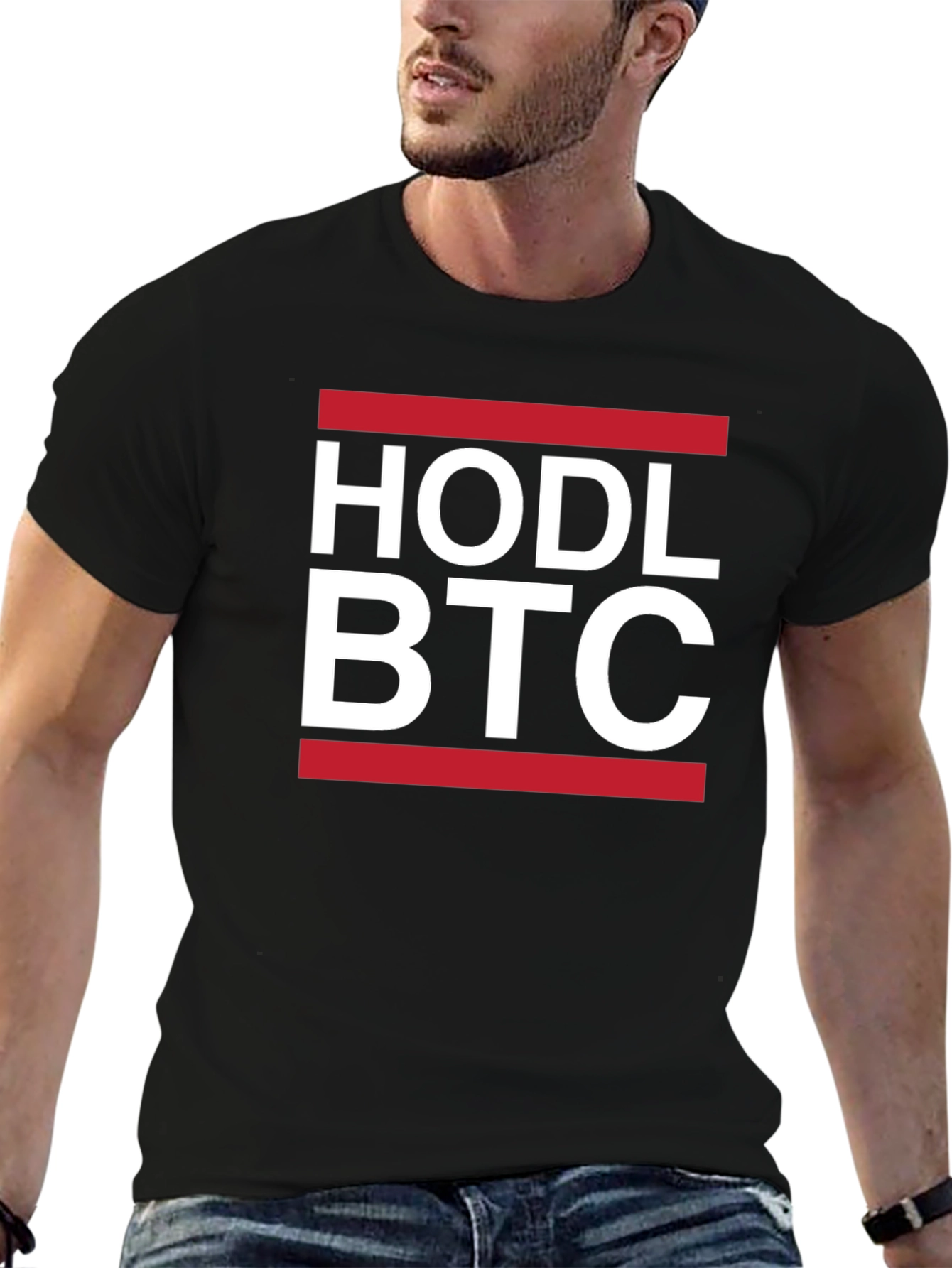 HODL BTC Crypto T-Shirt - Bitcoin Cryptocurrency Tee