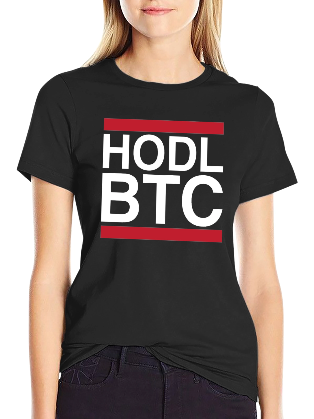 HODL BTC Crypto T-Shirt - Bitcoin Cryptocurrency Tee