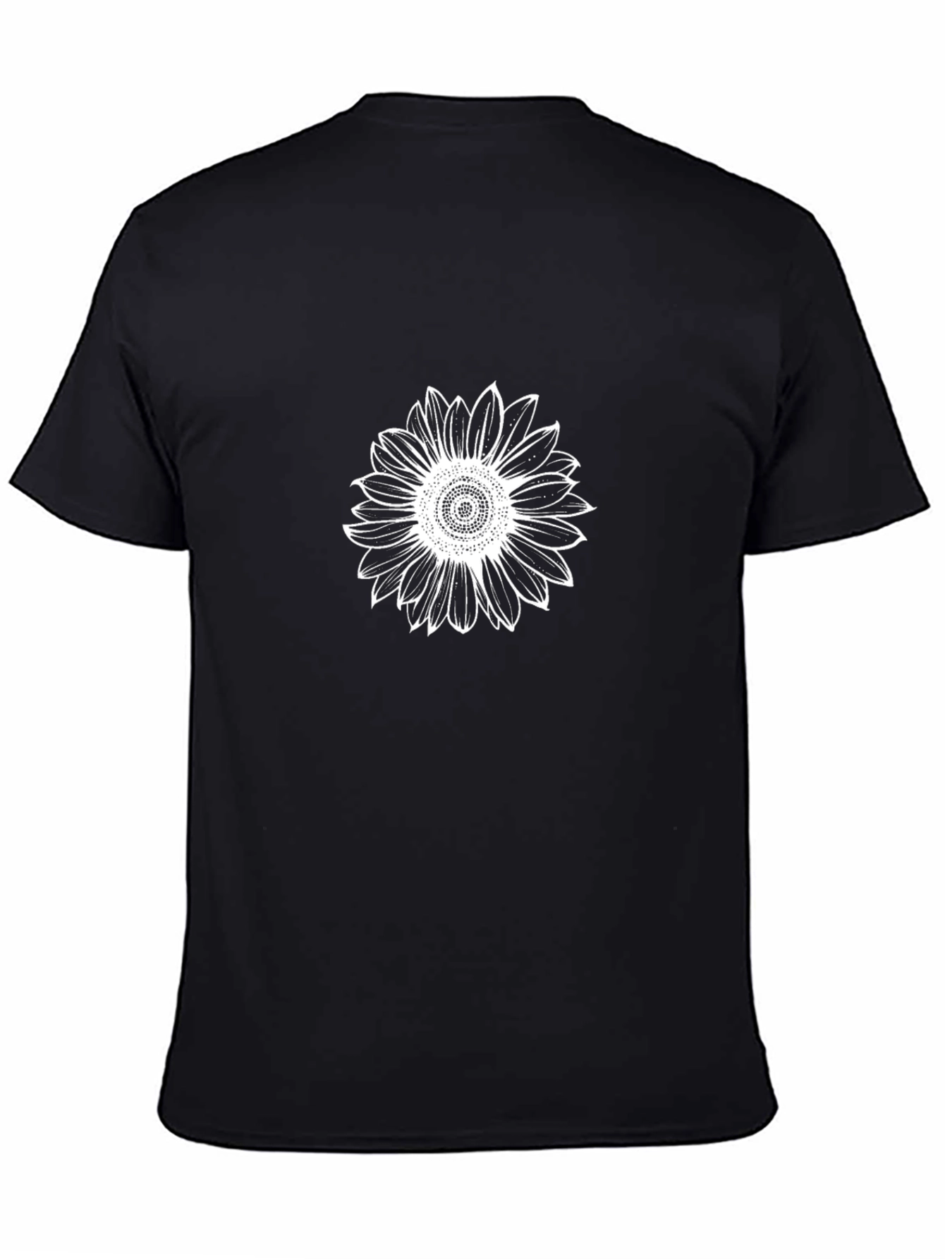 Sunflower Graphic Black T-Shirt