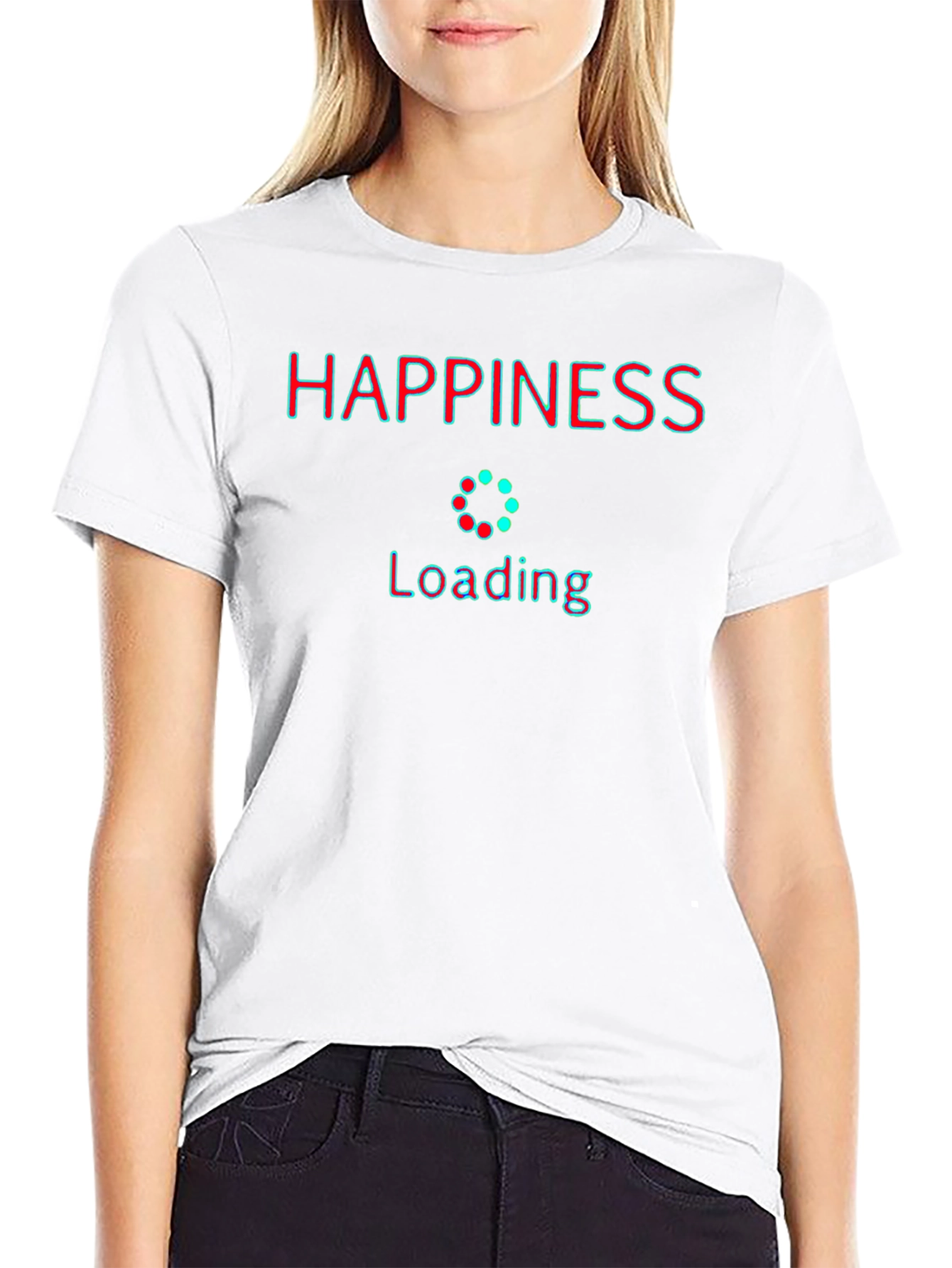 Happiness Loading T-Shirt - Stylish Graphic Tee