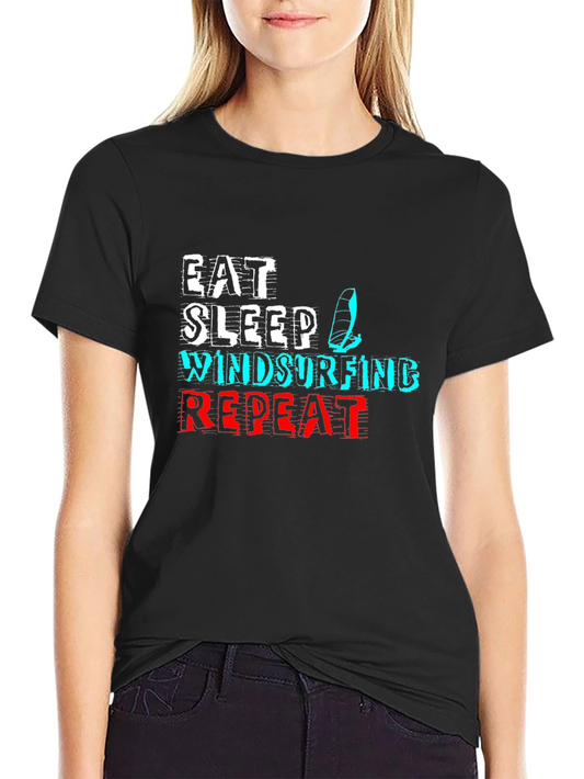 Eat Sleep Windsurfing Repeat T-Shirt