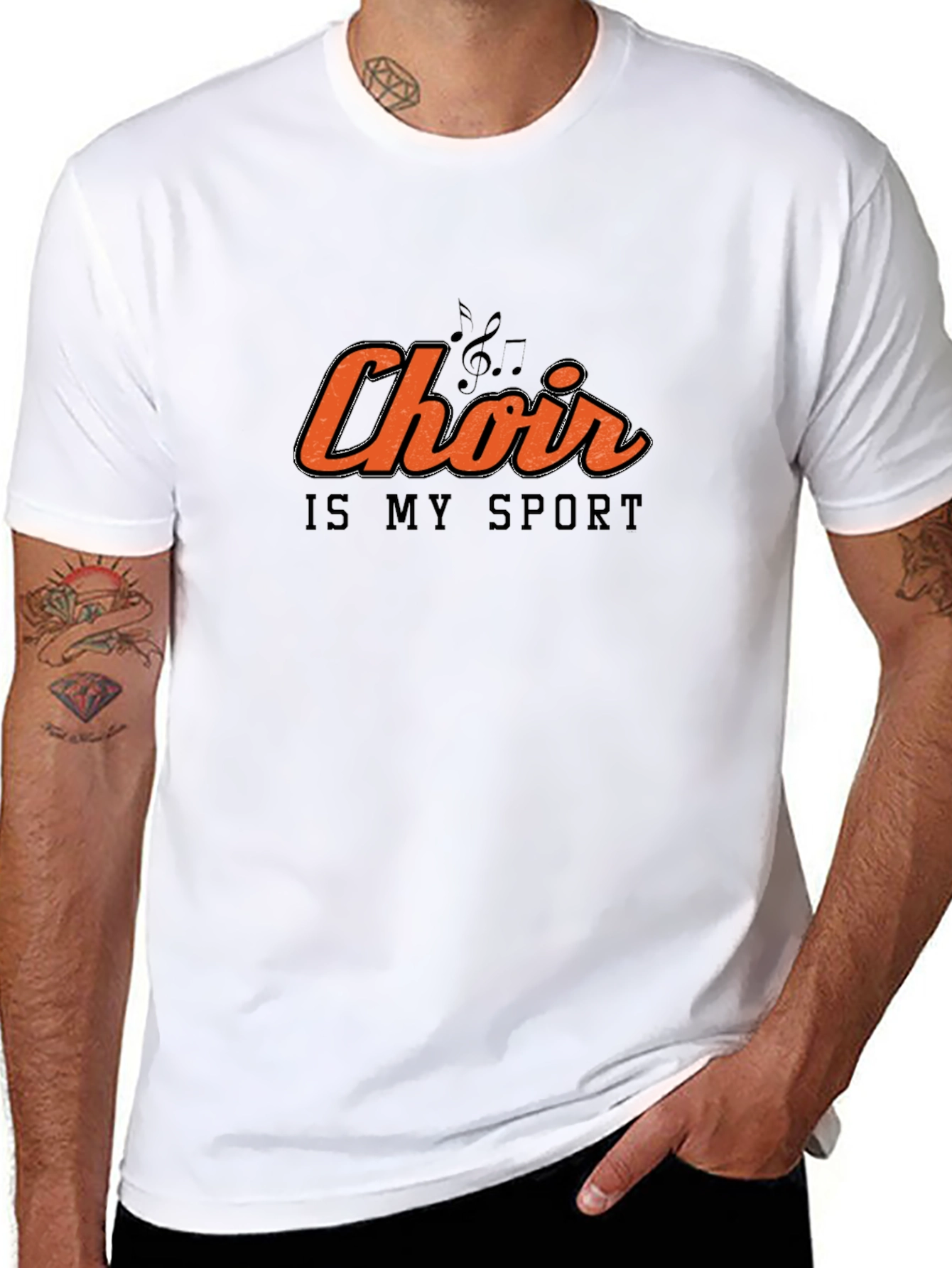 Choir is My Sport Black T-Shirt