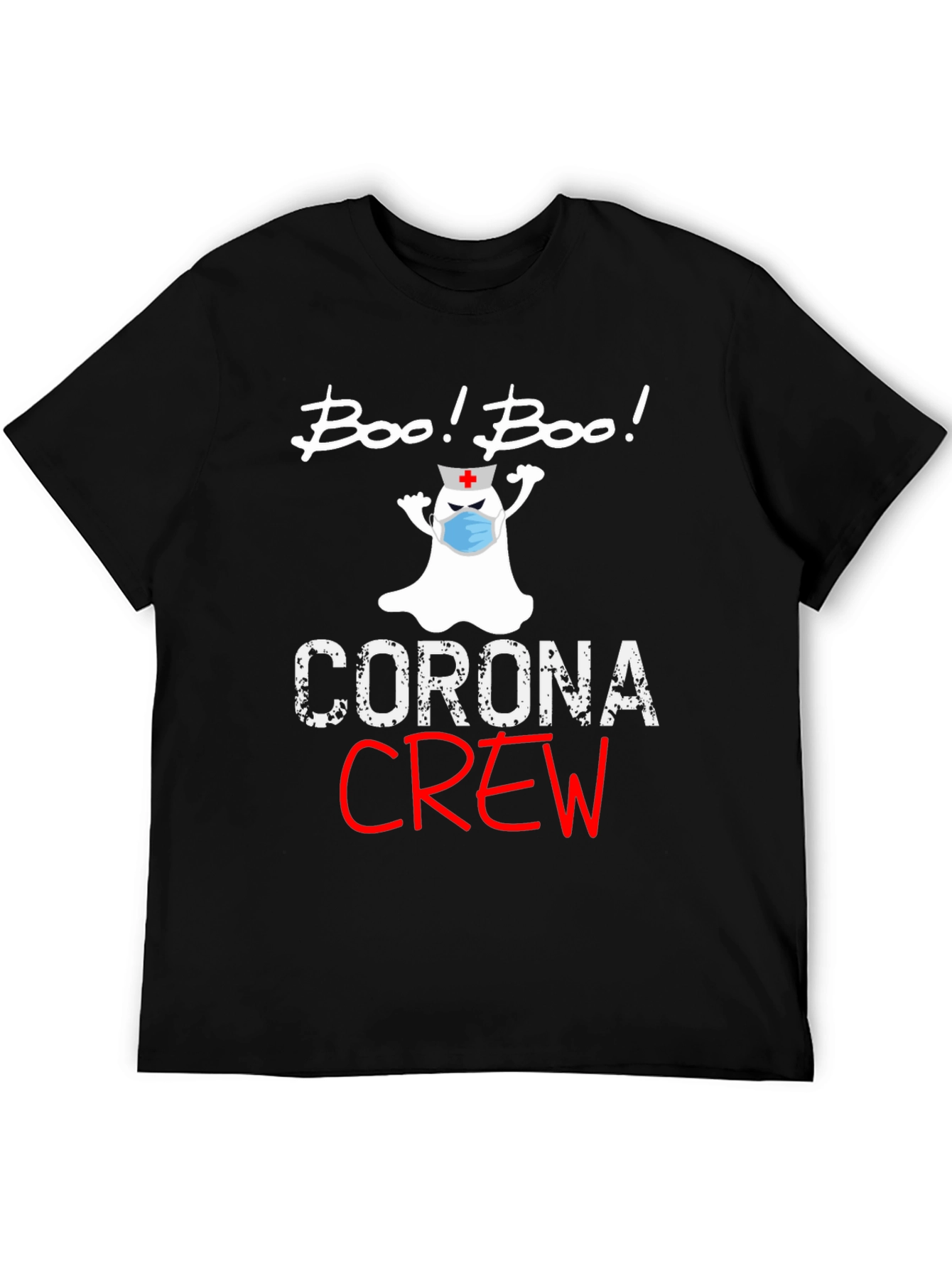 Boo! Boo! Corona Crew Graphic T-Shirt
